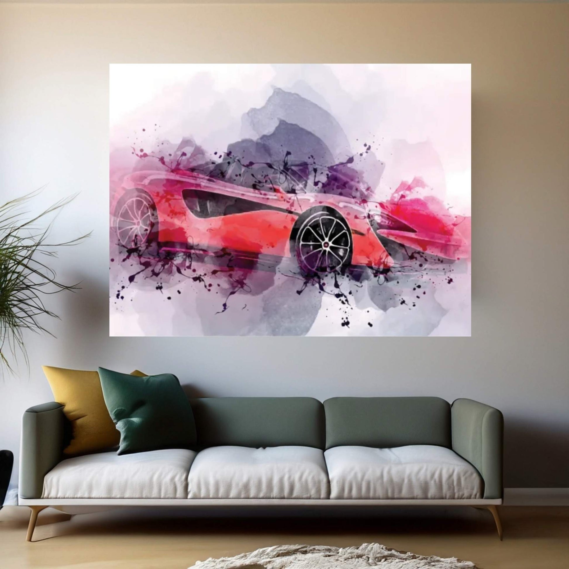 Mclaren V70S Hypercars 2021 Canvas Wall Art - Y Canvas