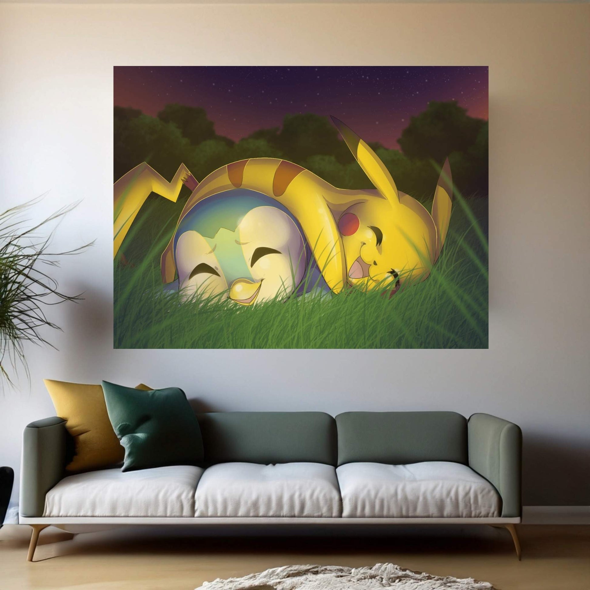 Pokémon - Pikachu Canvas Wall Art - Y Canvas