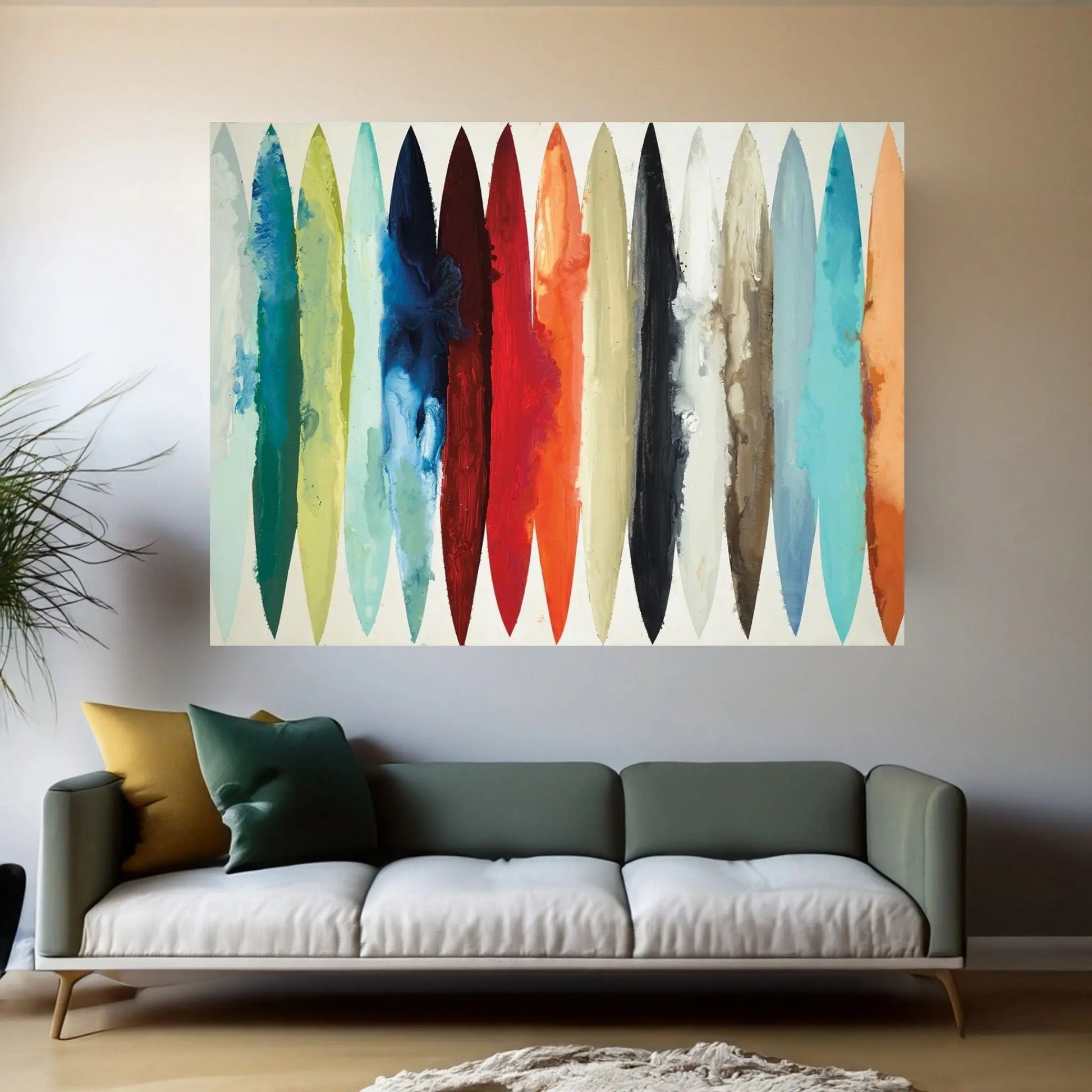 Even Flow Canvas Wall Art - Y Canvas