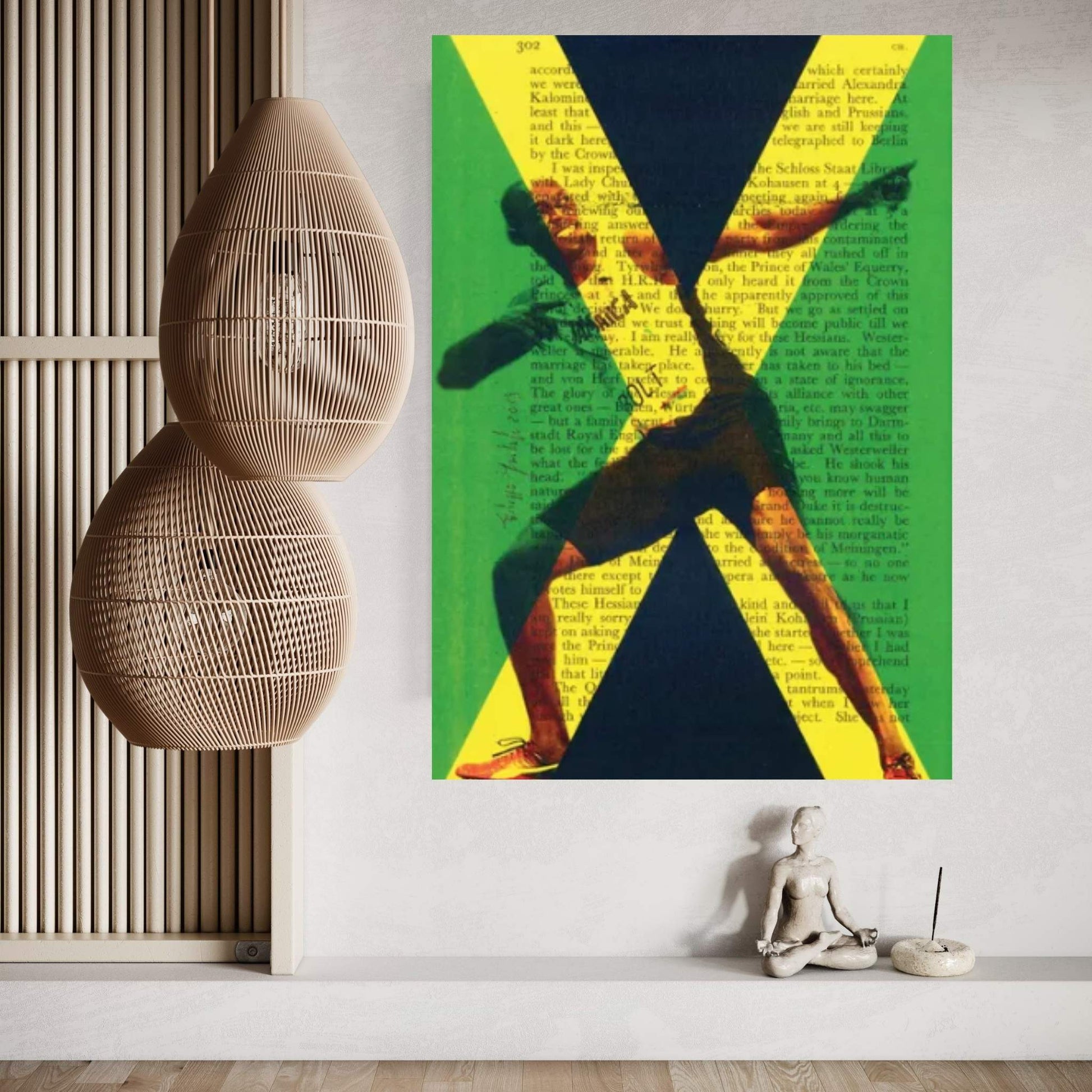 Usain Bolt Canvas Wall Art - Y Canvas