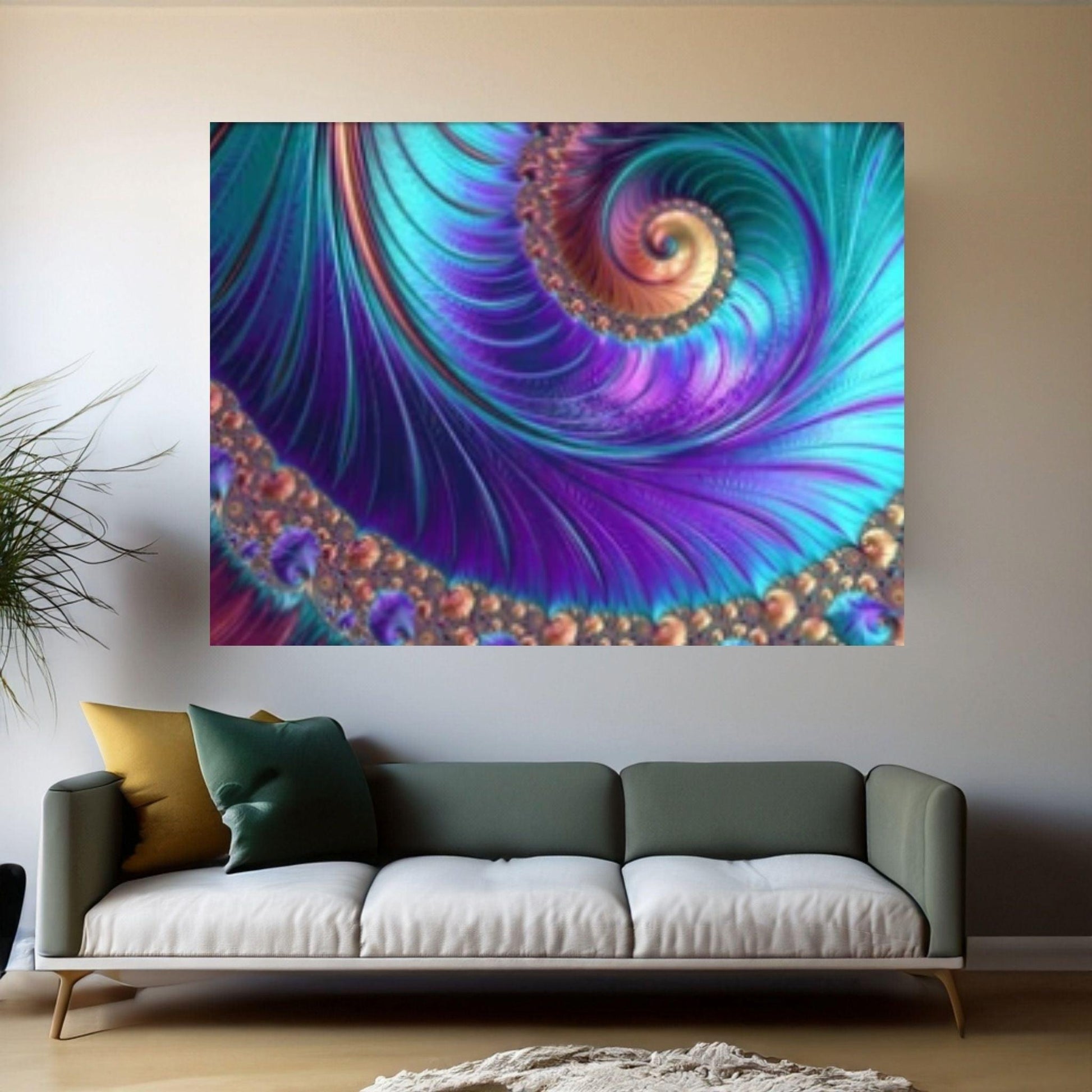 Abstract Printing Canvas Wall Art, Extra Large Wall Art, Natural And Vivid Wall Decor - Y Canvas