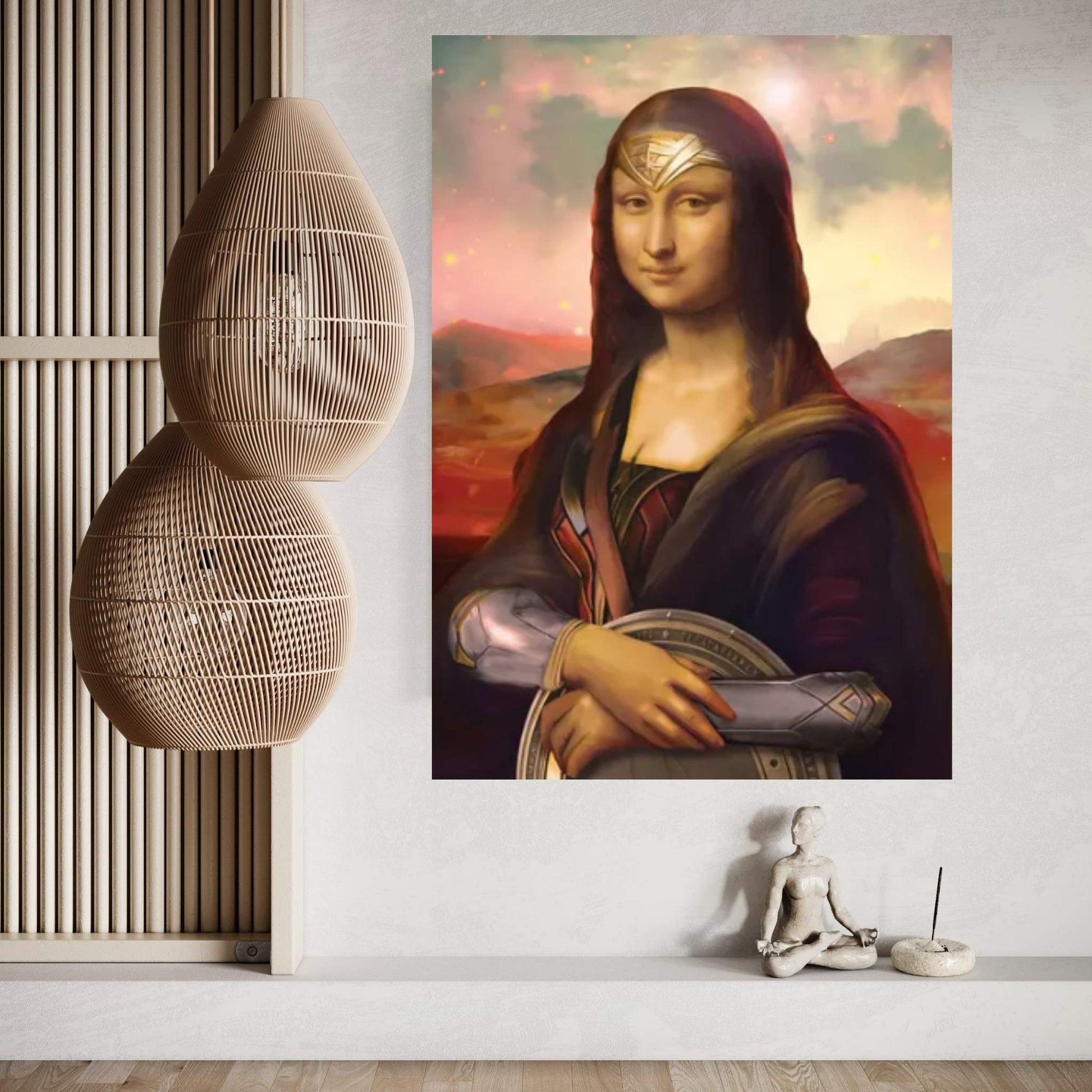 Wonder Mona Lisa Canvas Wall Art - Y Canvas