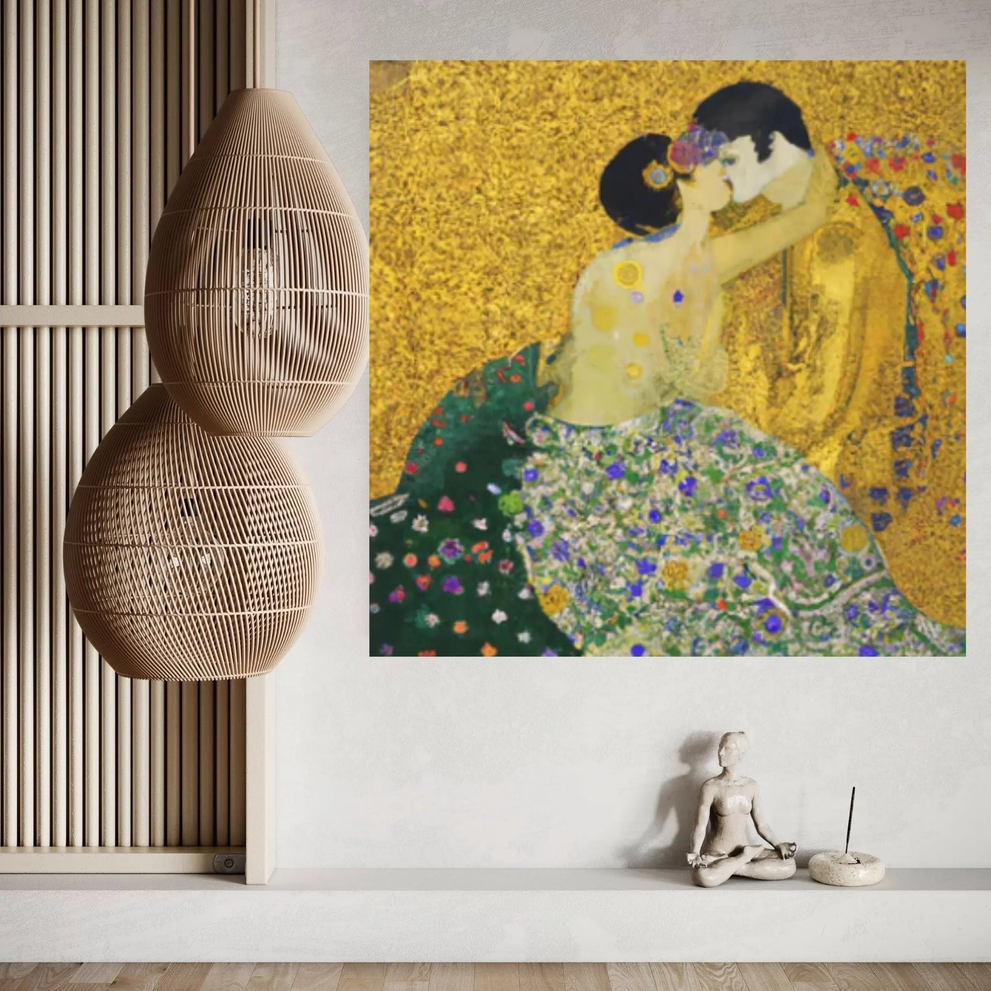 The Kiss Canvas Wall Art - Gustav Klimt, Austrian Symbolist Painter, Fine Art, Classic Art - Y Canvas