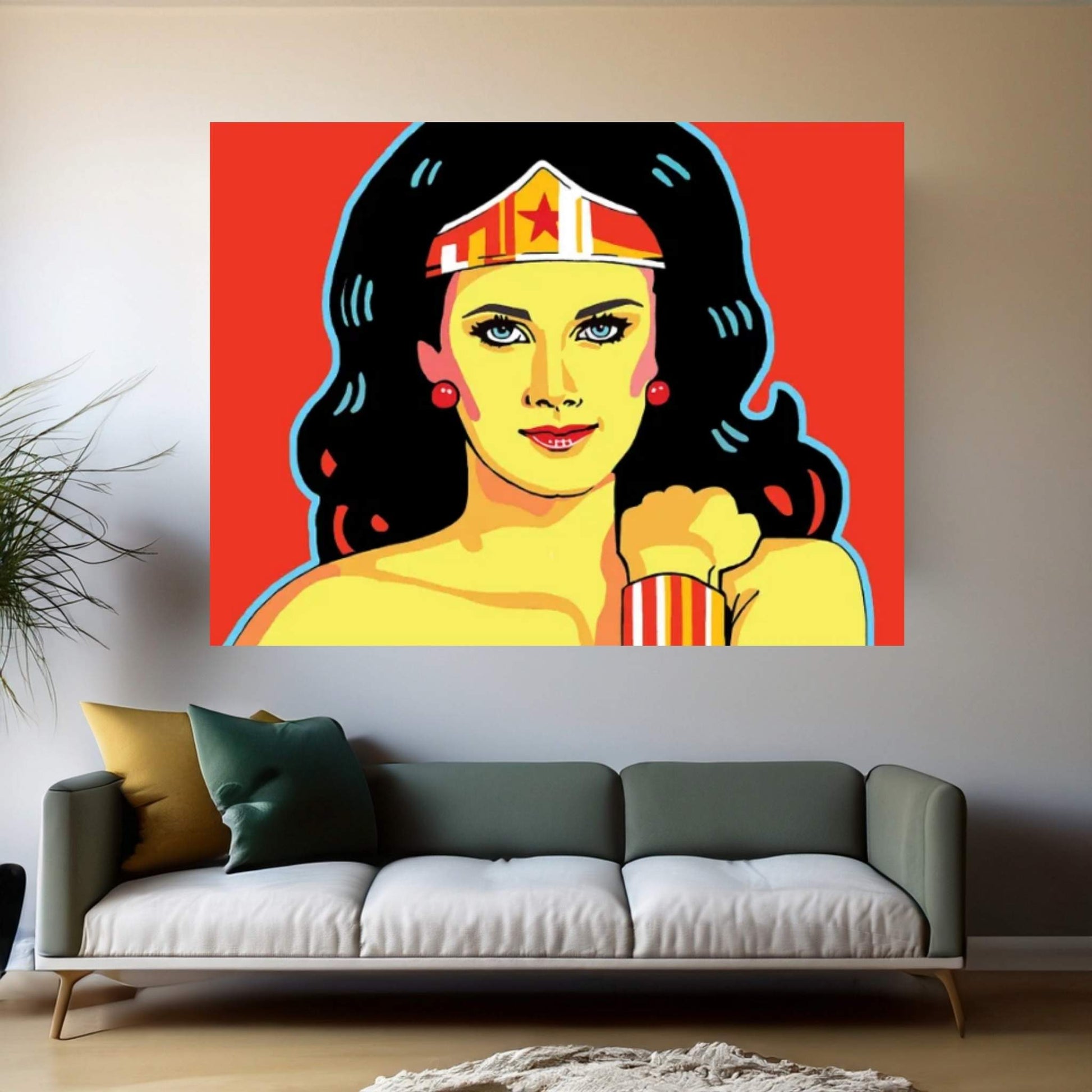 Wonder Woman Canvas Wall Art - Y Canvas