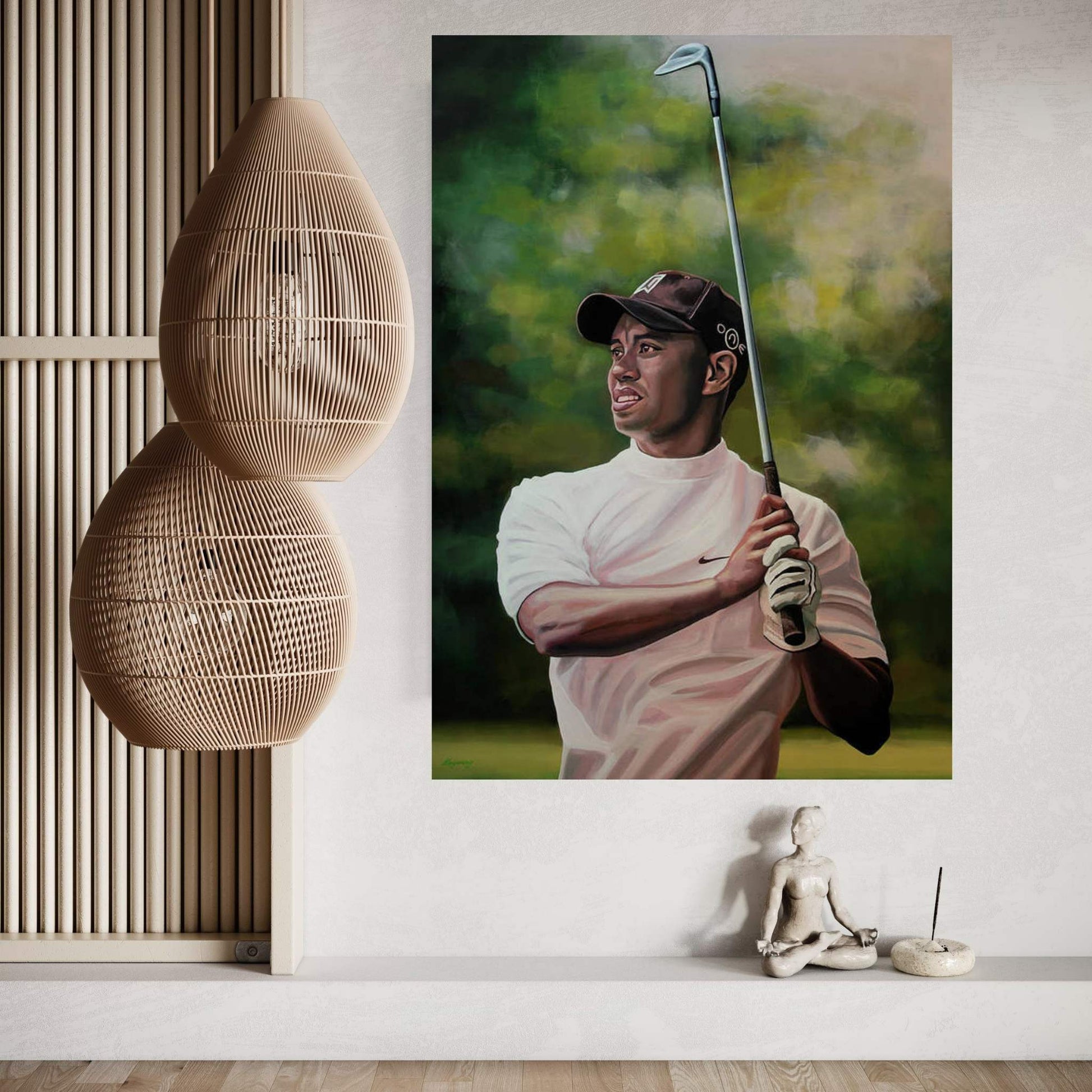 Tiger Woods Canvas Wall Art - Y Canvas