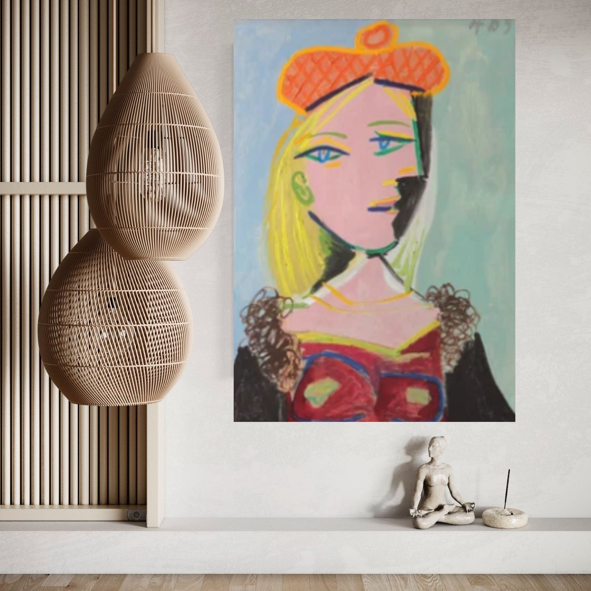 Pablo Picasso Marie-Therese Exhibition Canvas Wall Art, Pablo Picasso Print - Y Canvas