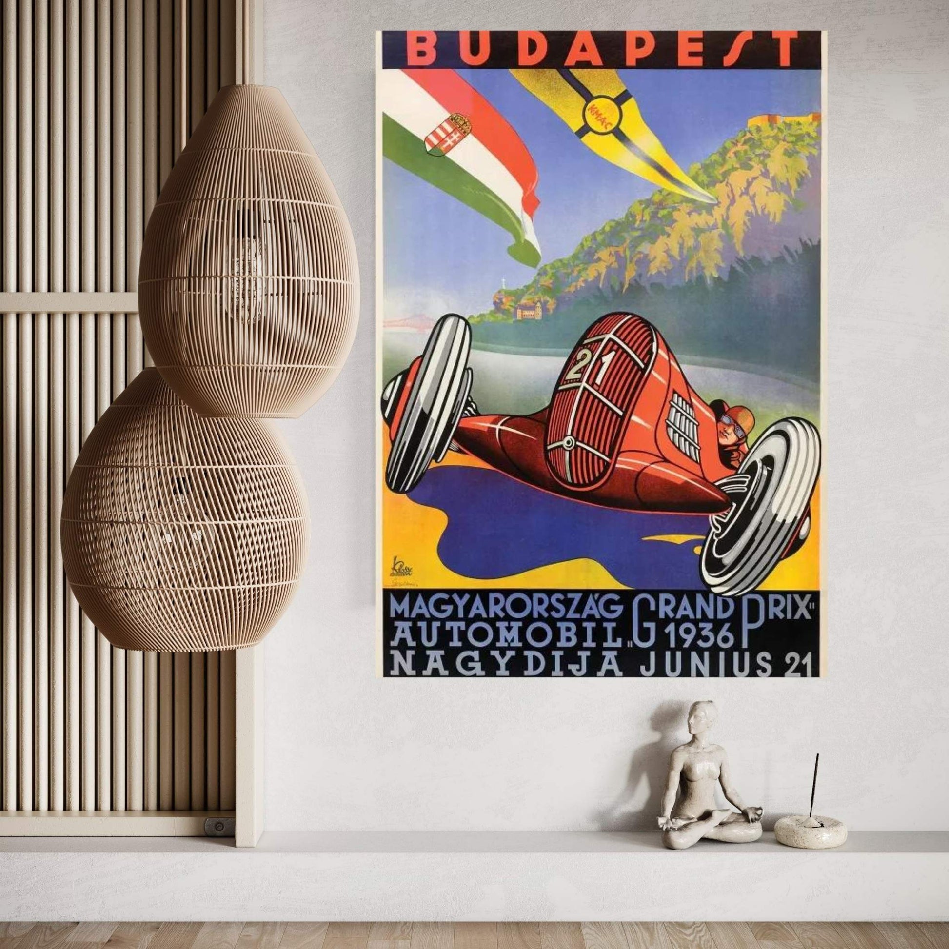 Budapest Grand Prix, 1936 Canvas Wall Art - Y Canvas