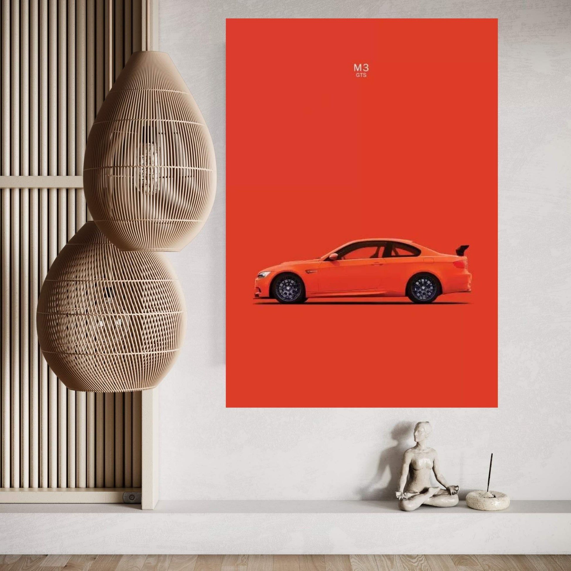 BMW M3 E92 GTS Canvas Wall Art - Y Canvas