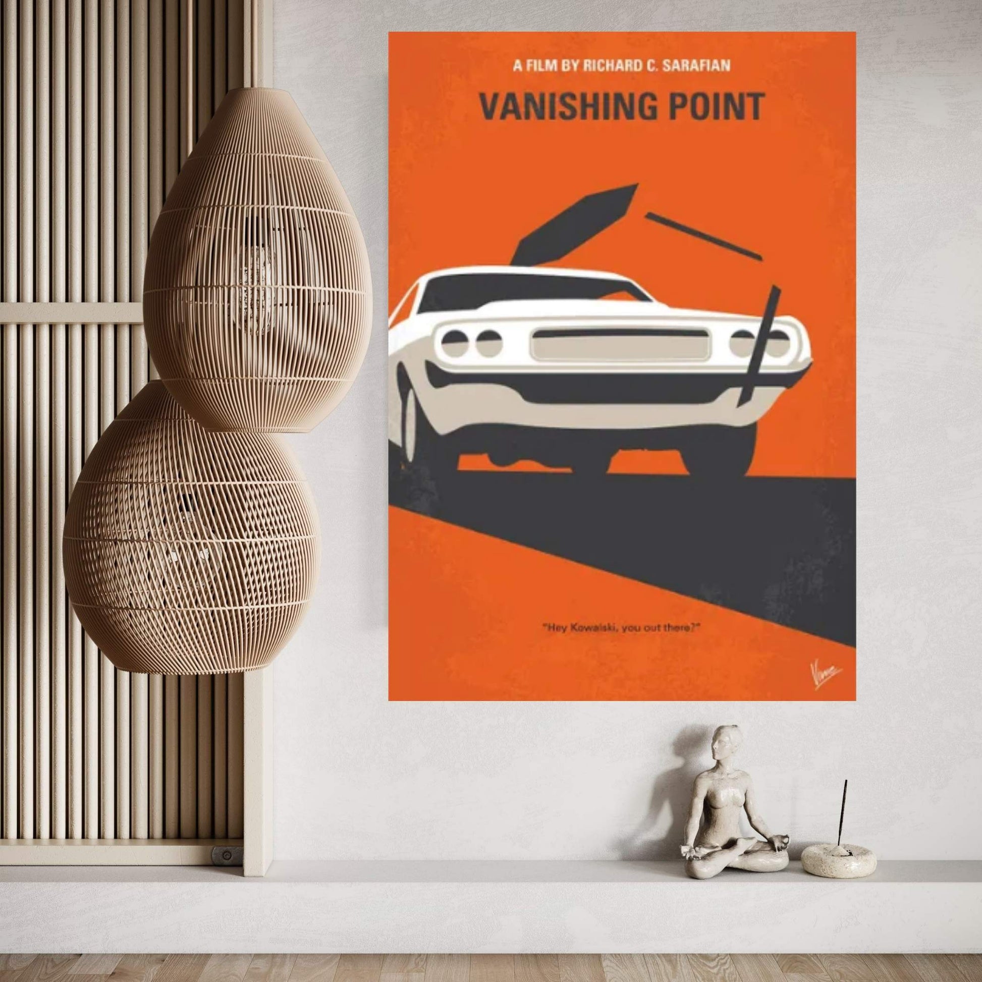 Vanishing Point Poster Canvas Wall Art - Y Canvas