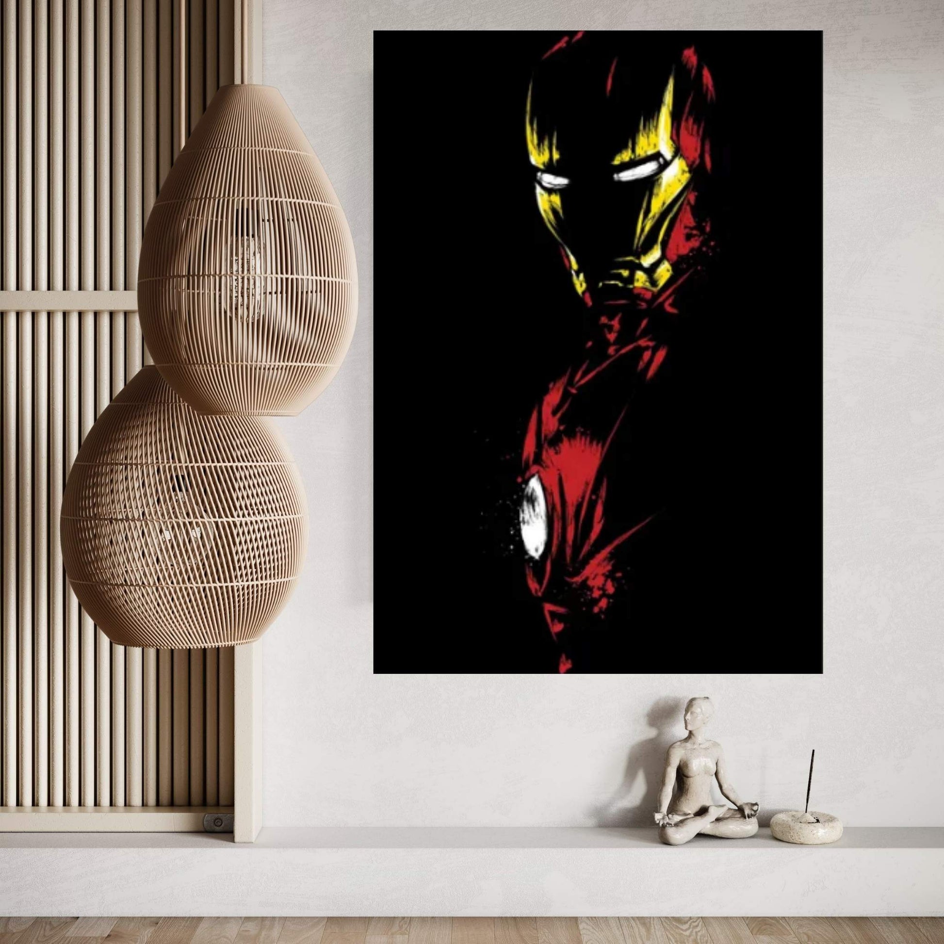 Iron In The Shadows Canvas Wall Art - Y Canvas