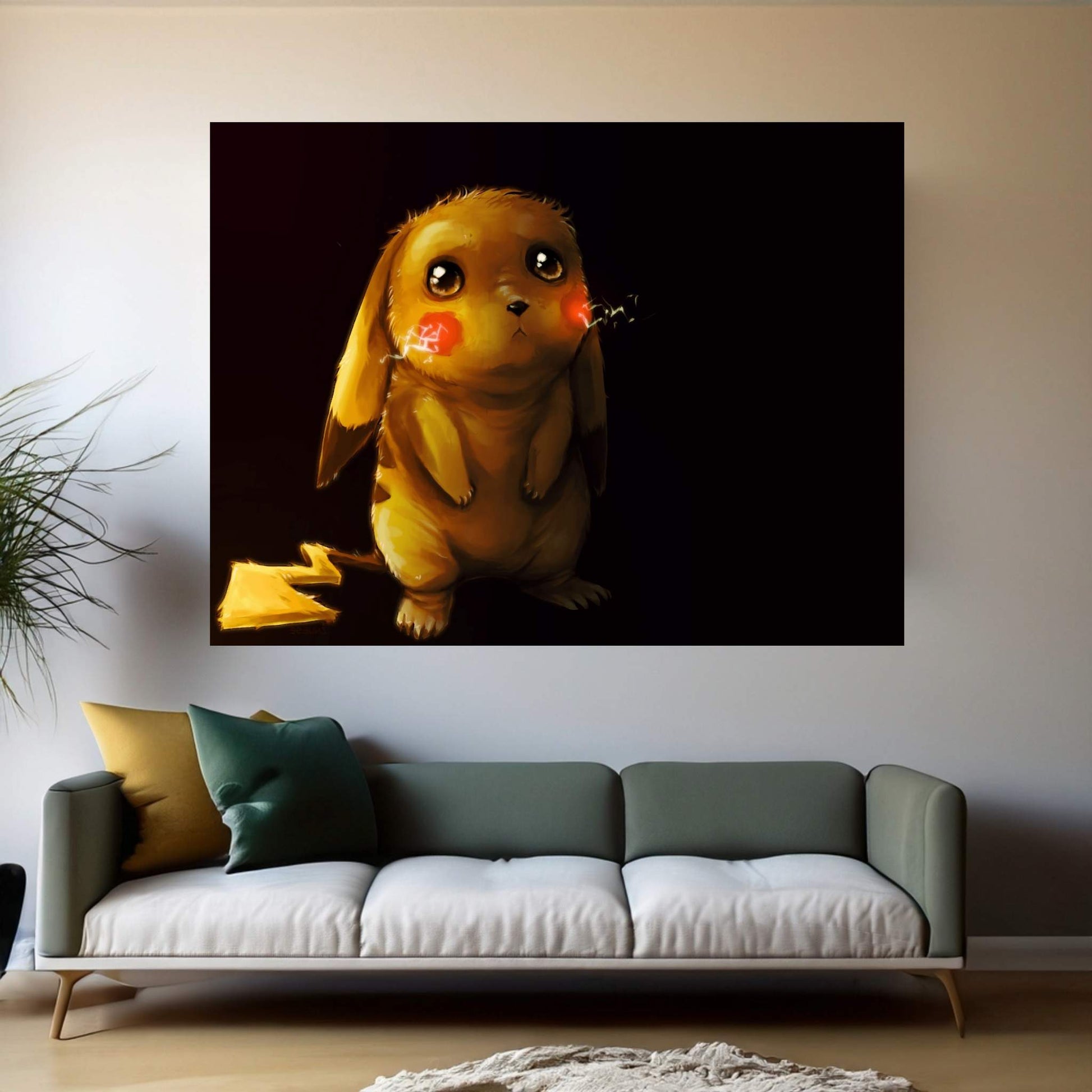 Pokémon - Pikachu Canvas Wall Art - Y Canvas