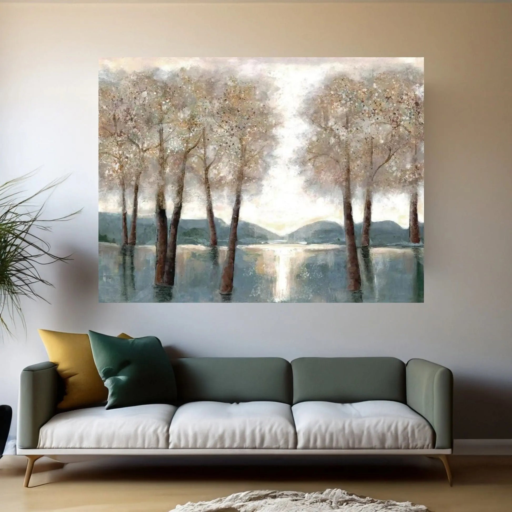 Approaching Woods Canvas Wall Art - Y Canvas