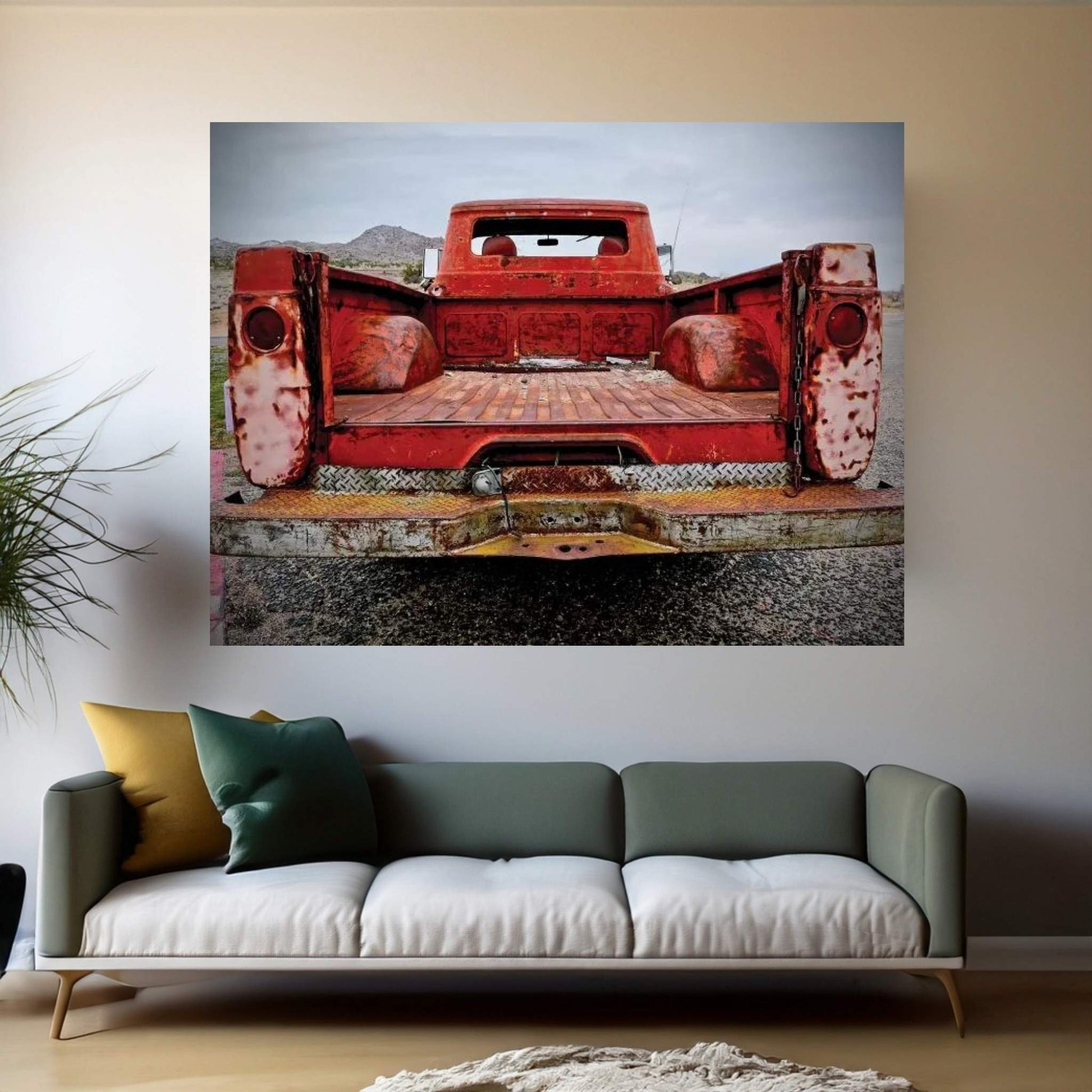 Back End Pickup Canvas Wall Art - Y Canvas