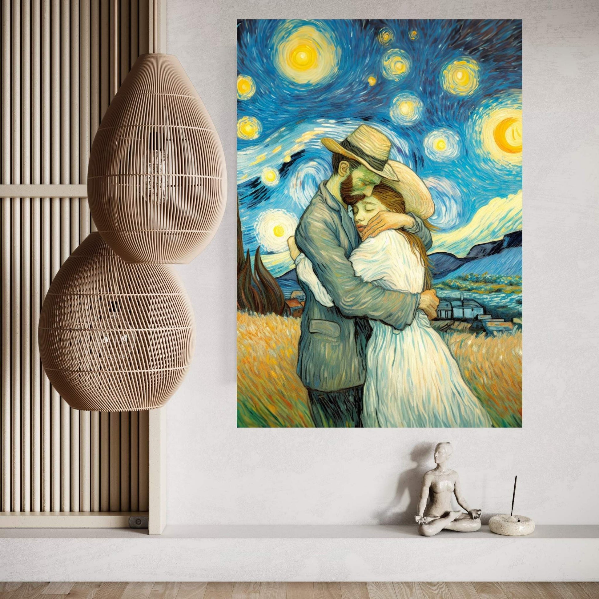 Van Gogh Love Reproduction Canvas Wall Art - Y Canvas