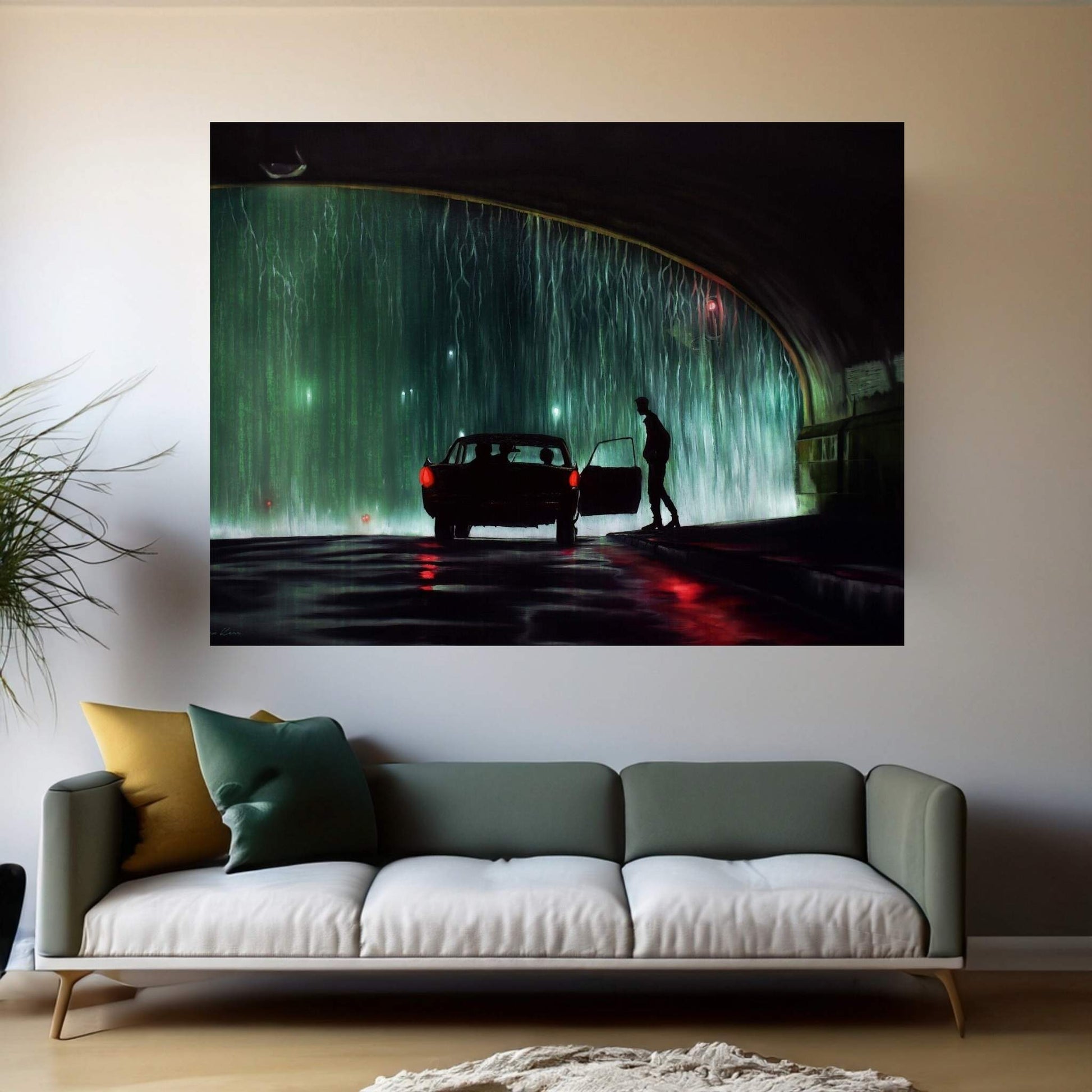 The Matrix, Get In Canvas Wall Art - Y Canvas