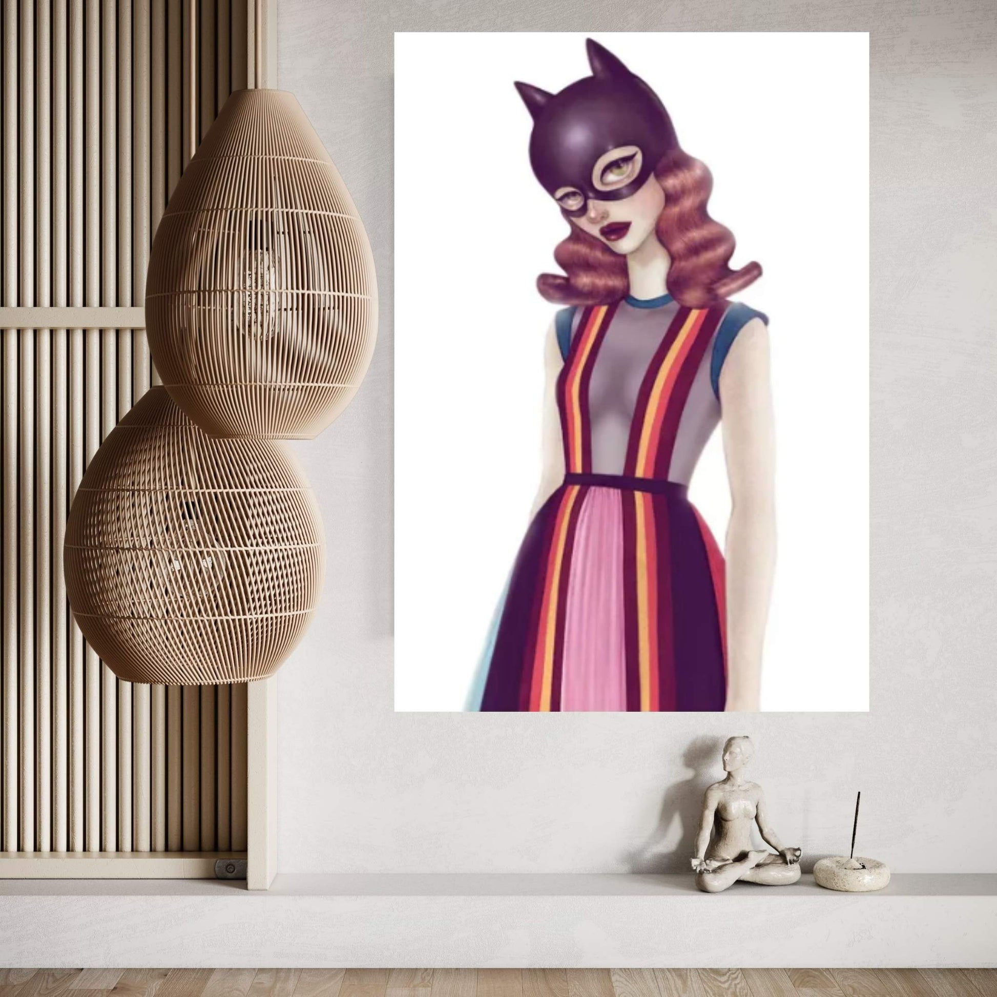 Batgirl II Canvas Wall Art - Y Canvas