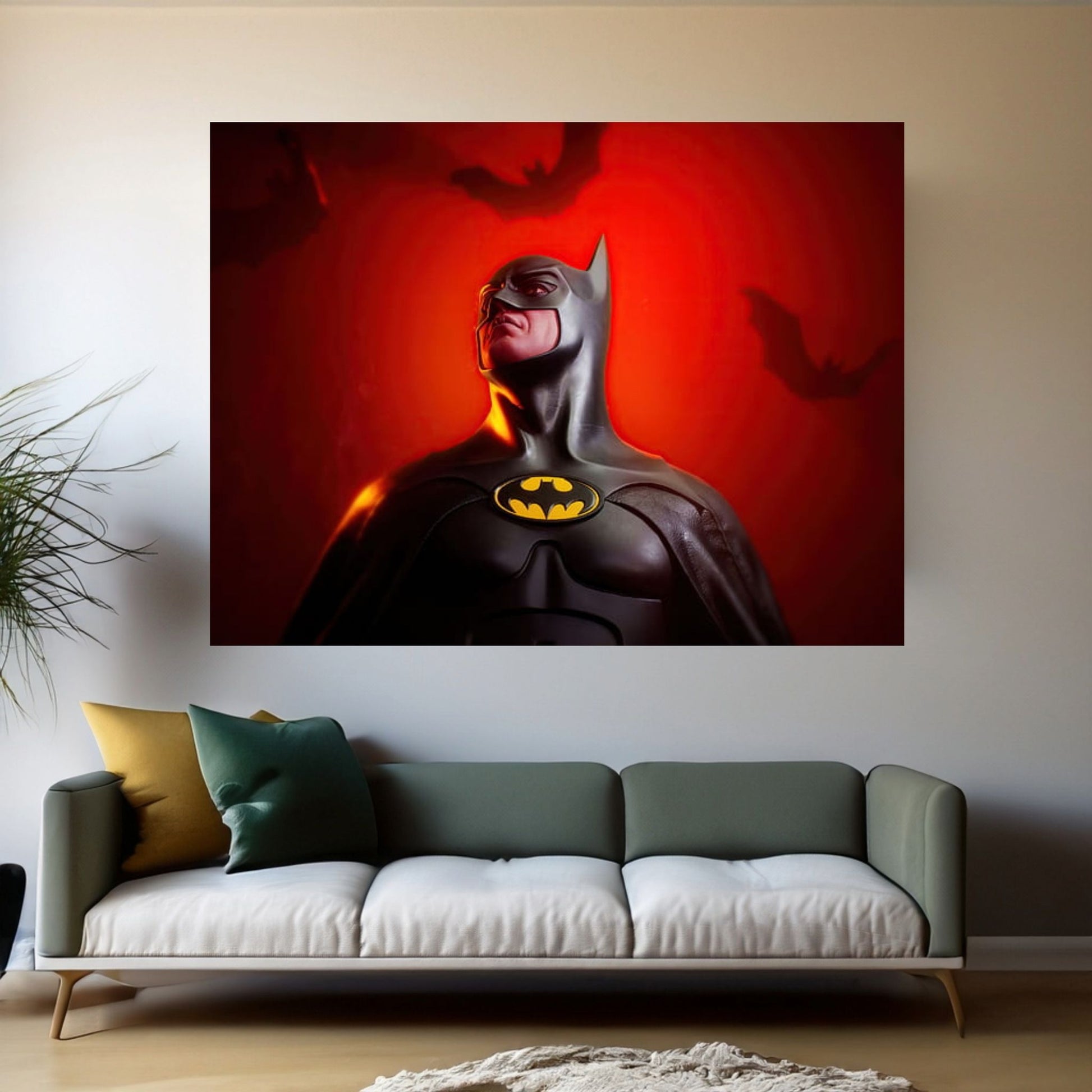 Batman Canvas Wall Art - Y Canvas