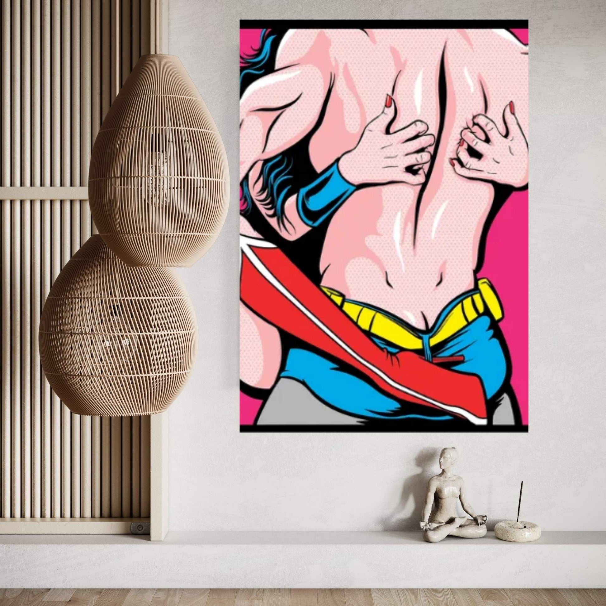 Heroes Love VII Canvas Wall Art - Y Canvas