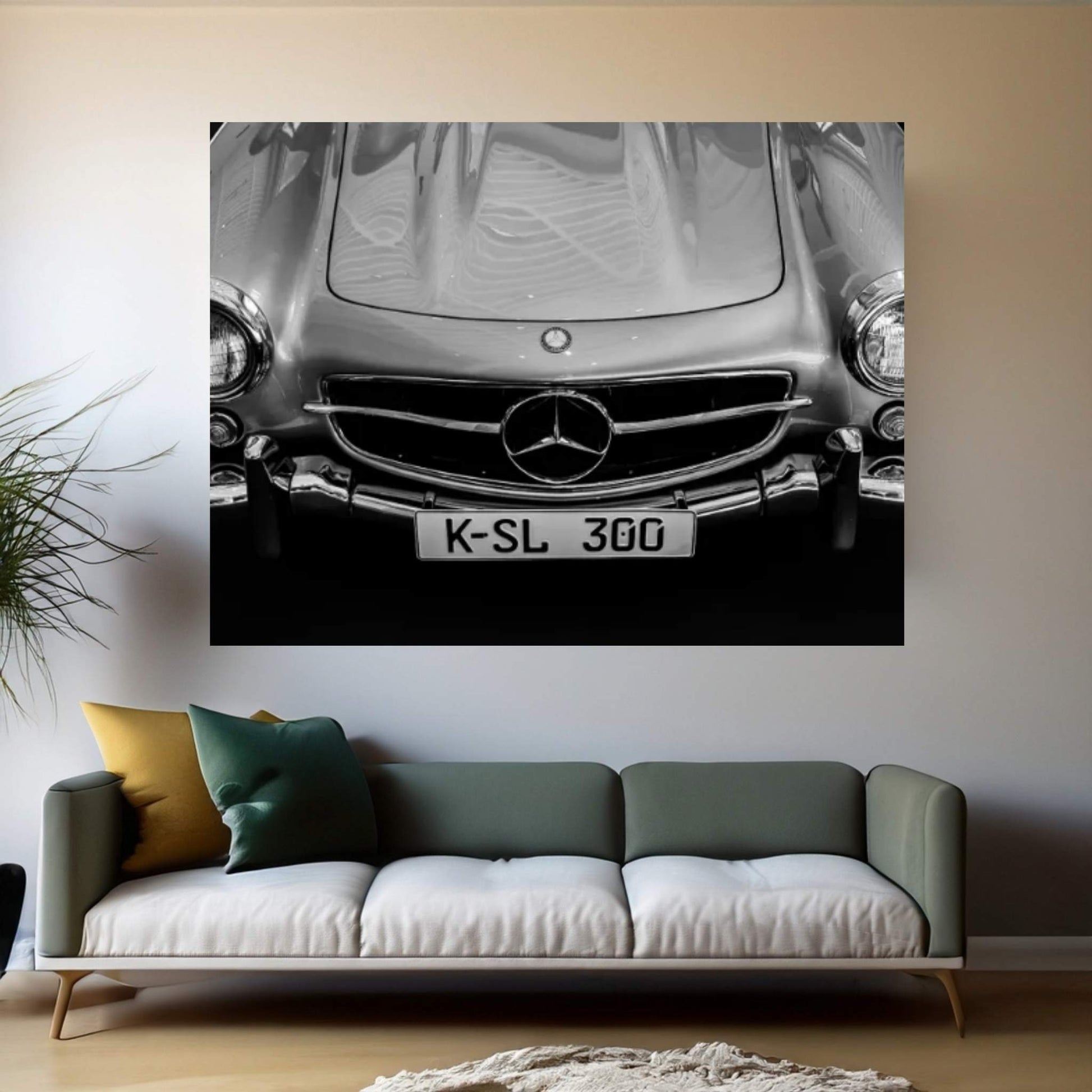 Car Lovers V Canvas Wall Art - Y Canvas