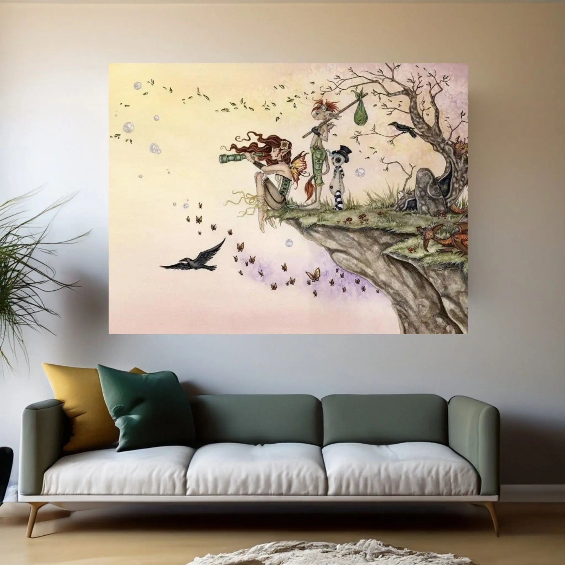 Where The Wind Takes You Canvas Wall Art - Y Canvas