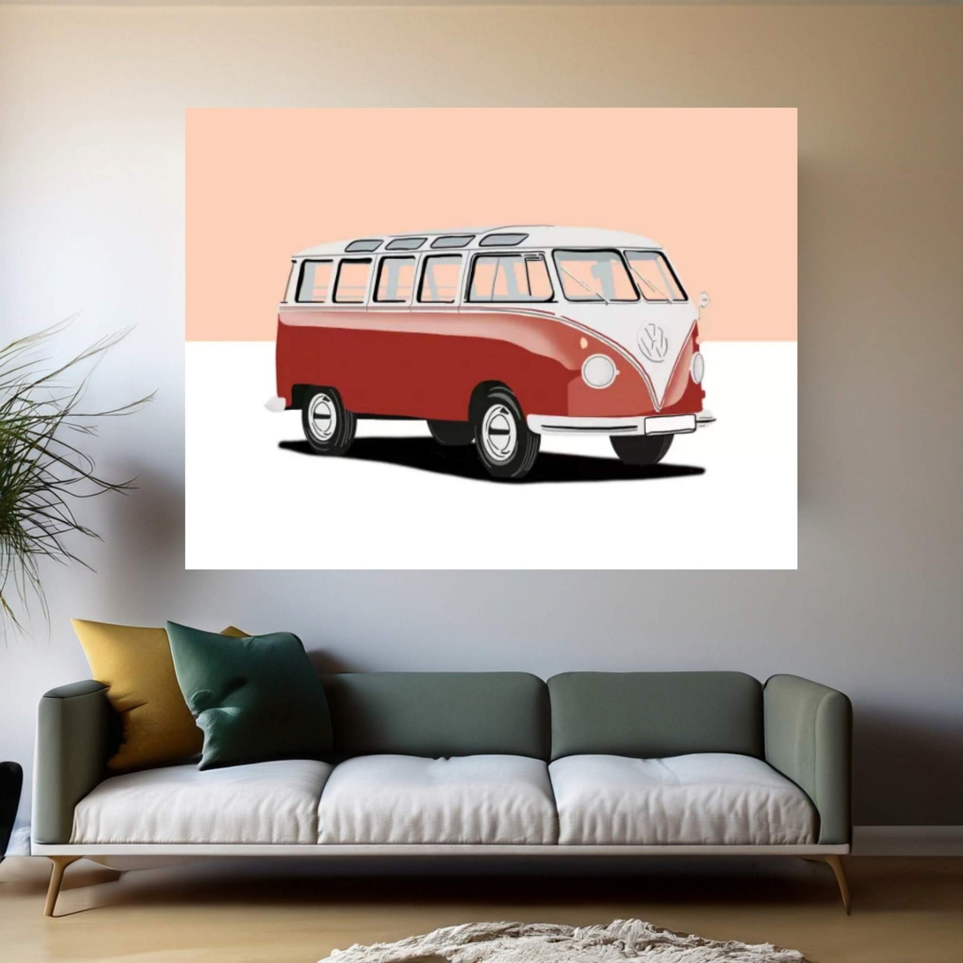 Camping In Style Canvas Wall Art - Y Canvas