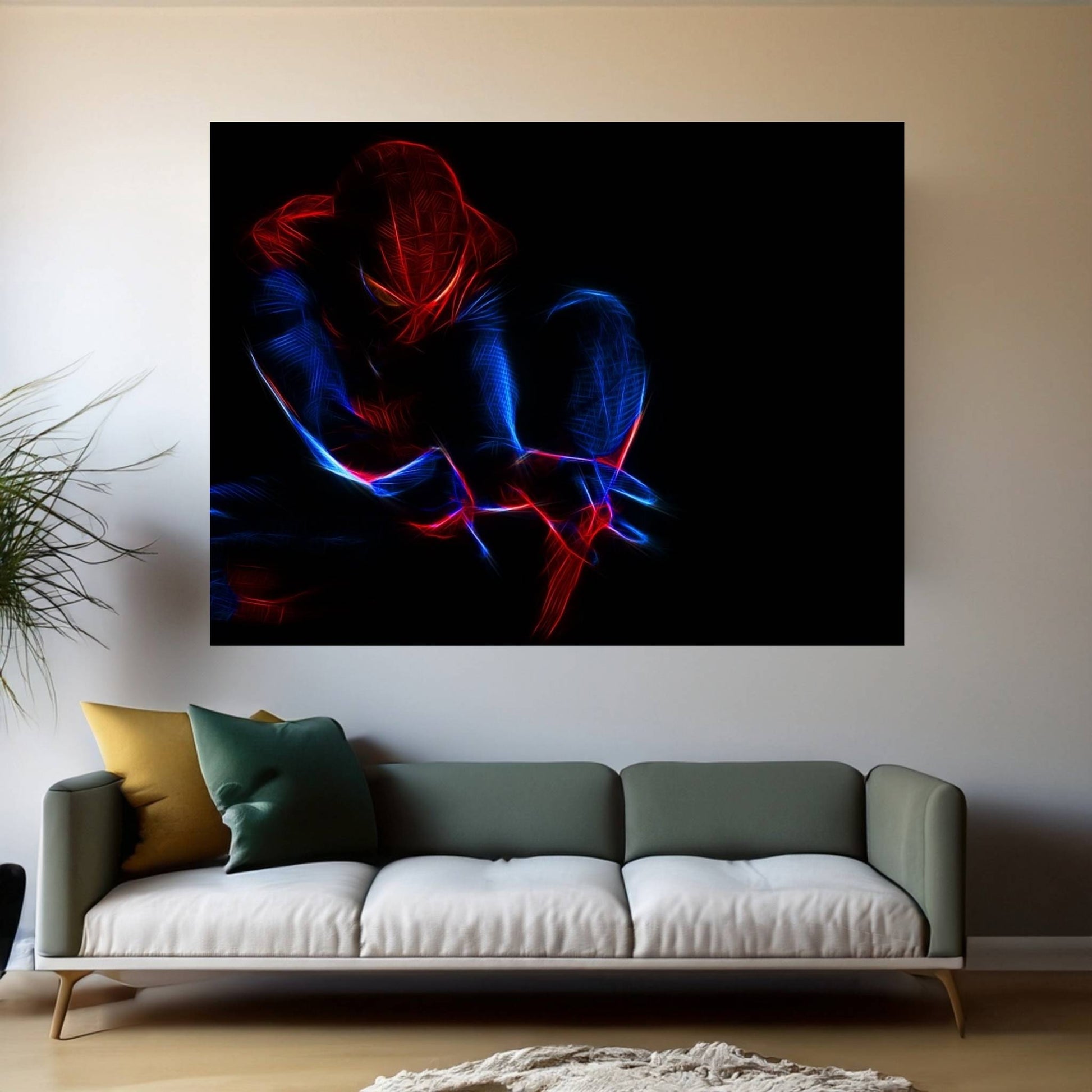 Spiderman Canvas Wall Art - Y Canvas