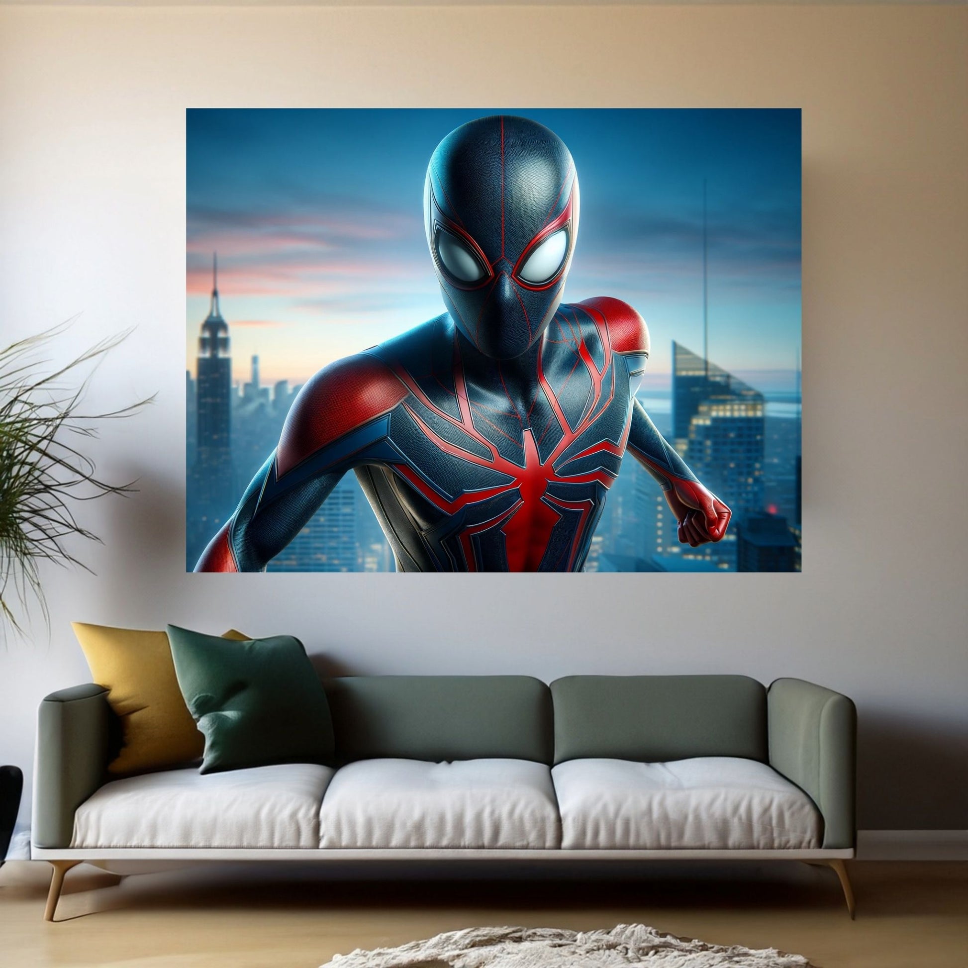 Spiderman Canvas Wall Art - Y Canvas