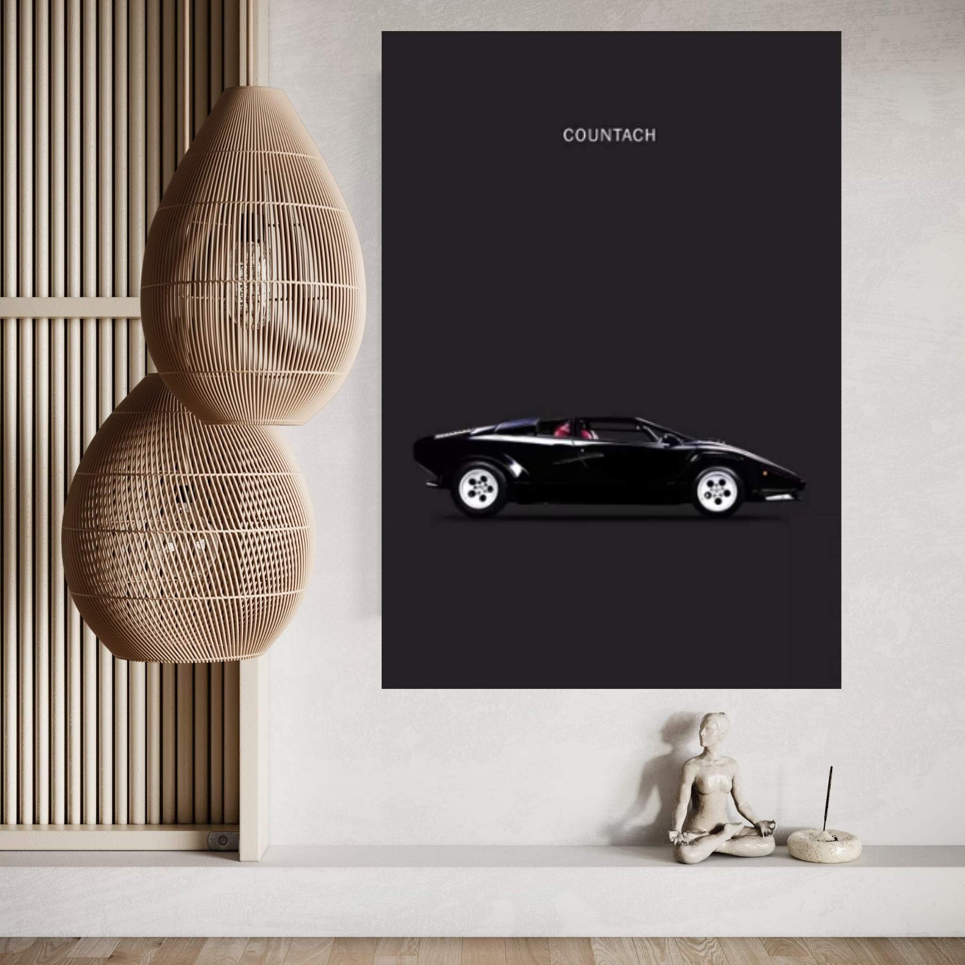 1984 Lamborghini Countach Canvas Wall Art - Y Canvas