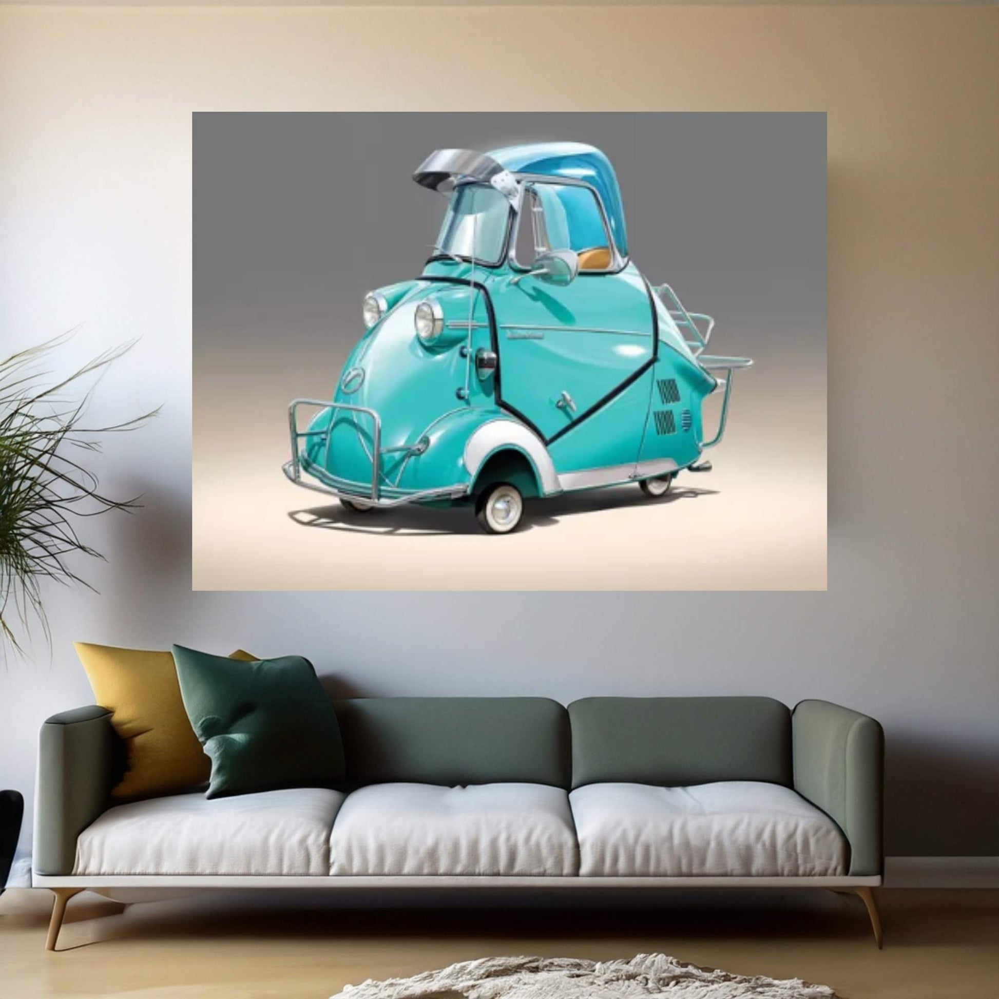 Messerschmitt Canvas Wall Art - Y Canvas