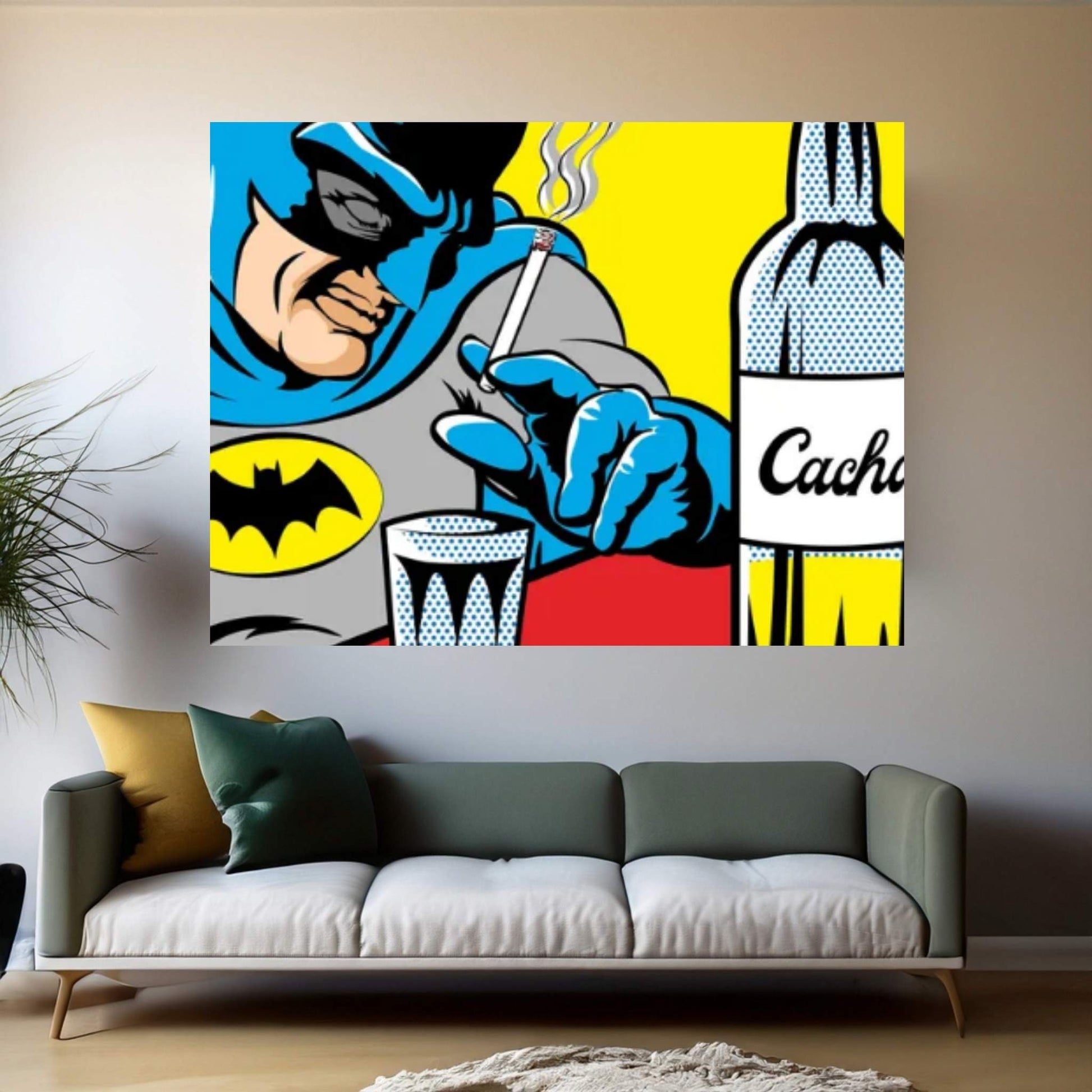 Drown The BatSorrows Canvas Wall Art - Y Canvas