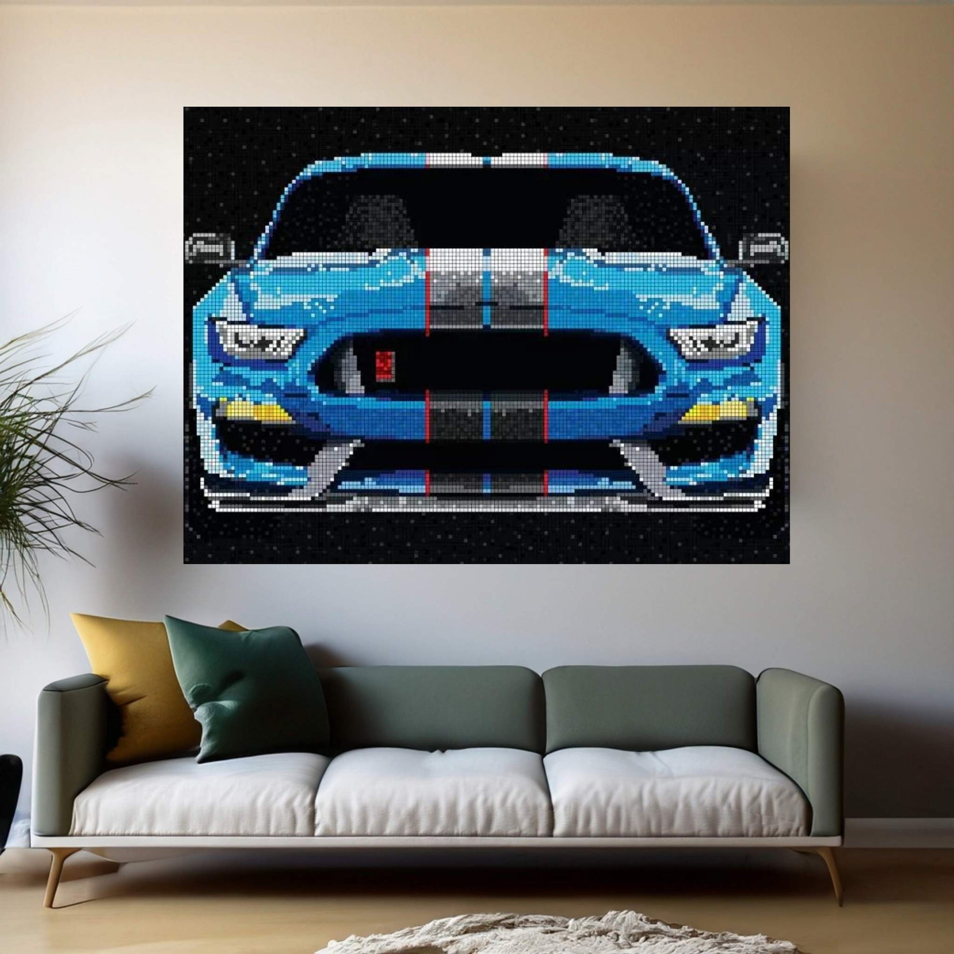 Mustang Canvas Wall Art - Y Canvas