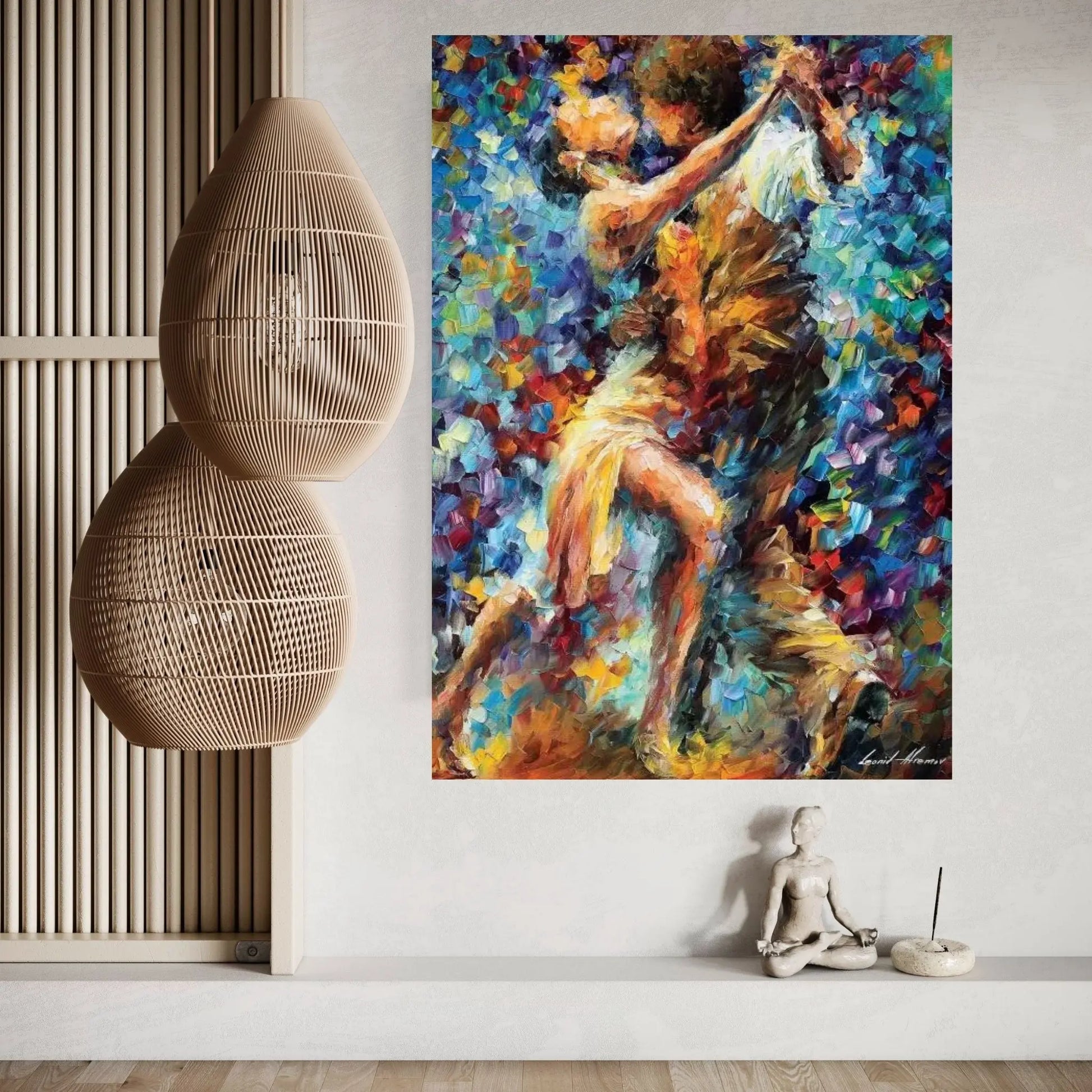 Internal Struggle Of Lust Canvas Wall Art - Y Canvas