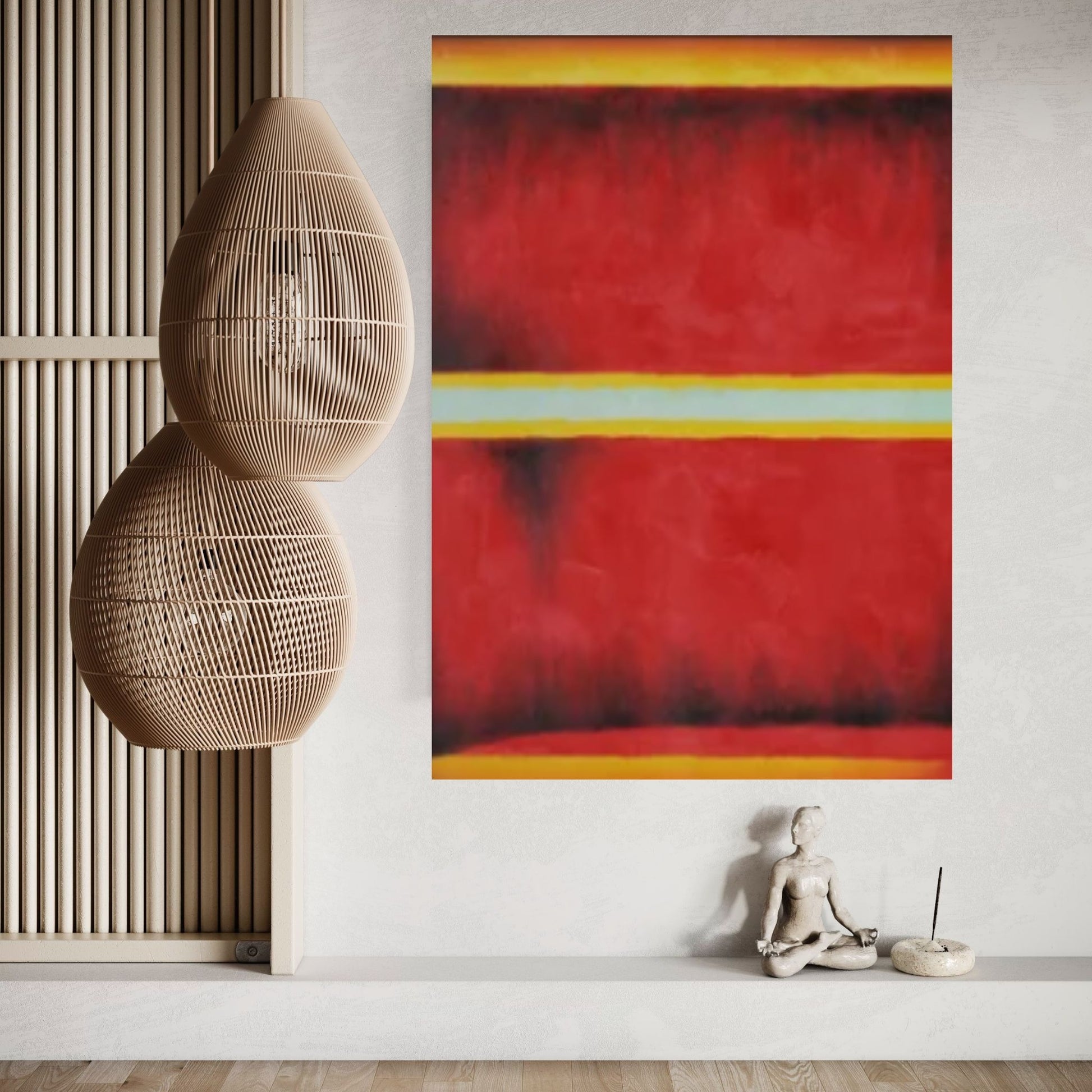 Mark Rothko Frame Canvas/Poster Art Reproduction, Rothko Reproduction, Modern Art Expressionism Painting - Y Canvas