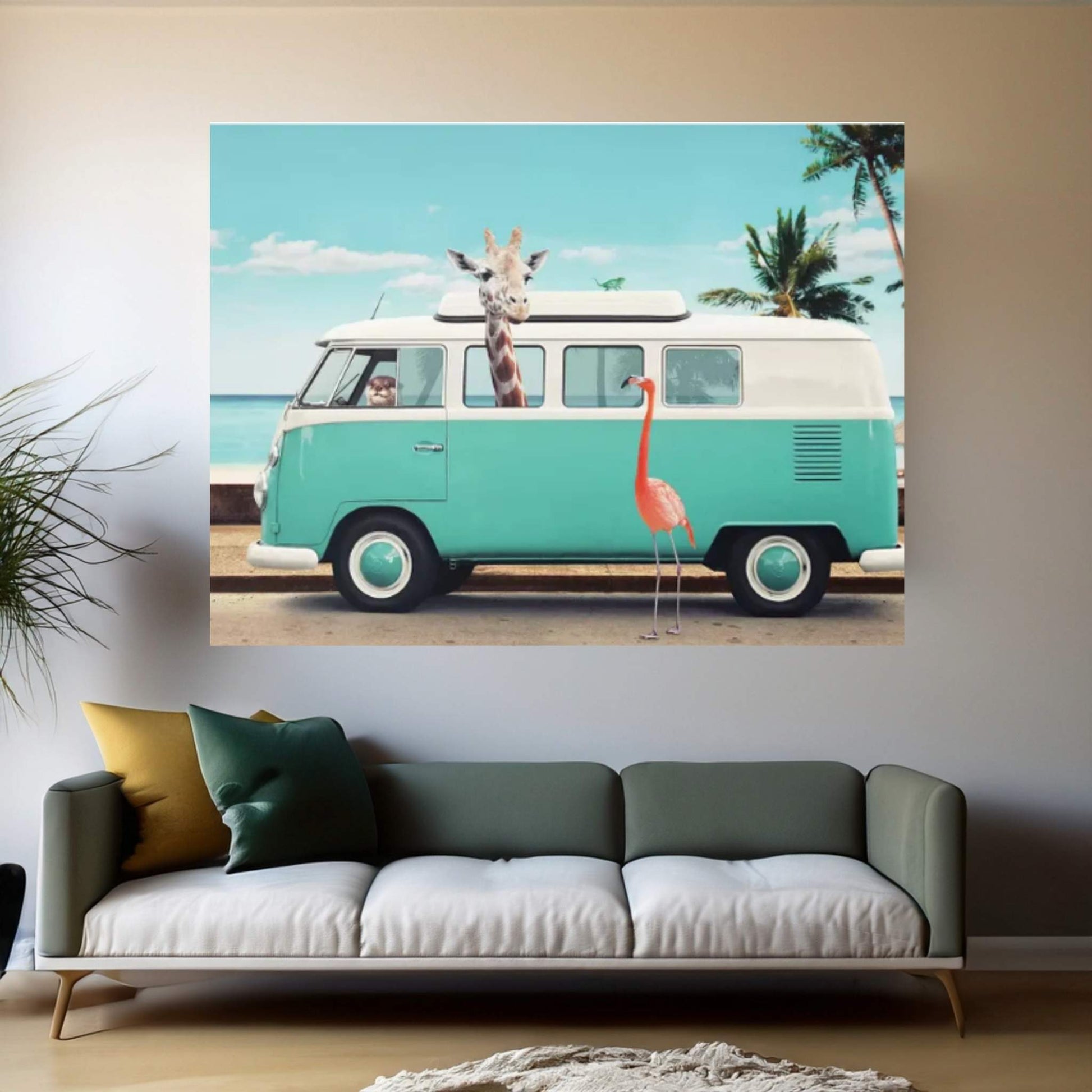 On The Road Canvas Wall Art - Y Canvas