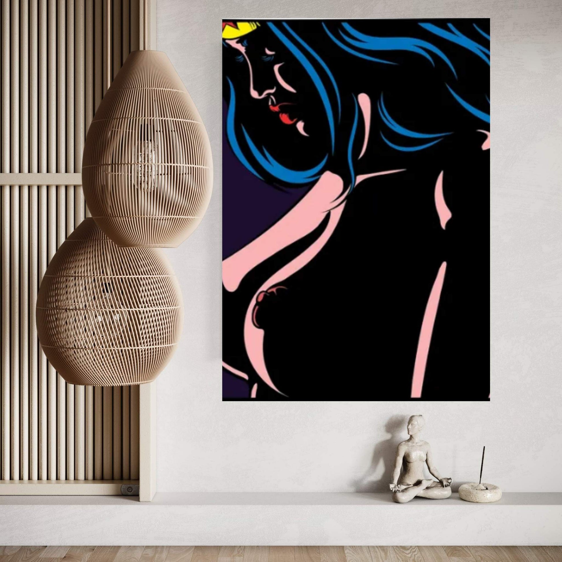 Bodies In The Dark III Canvas Wall Art - Y Canvas