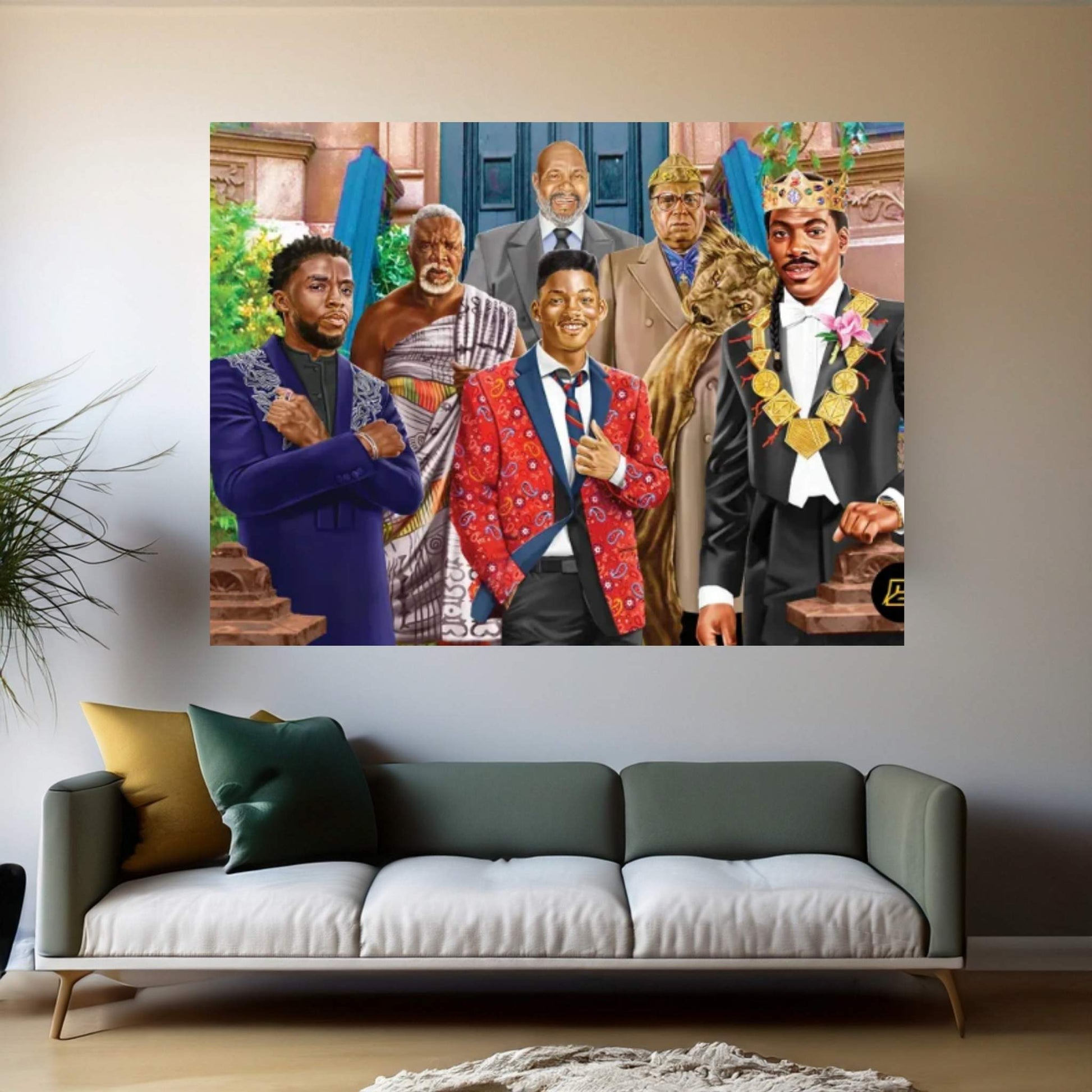 Princes II Kings Canvas Wall Art - Y Canvas