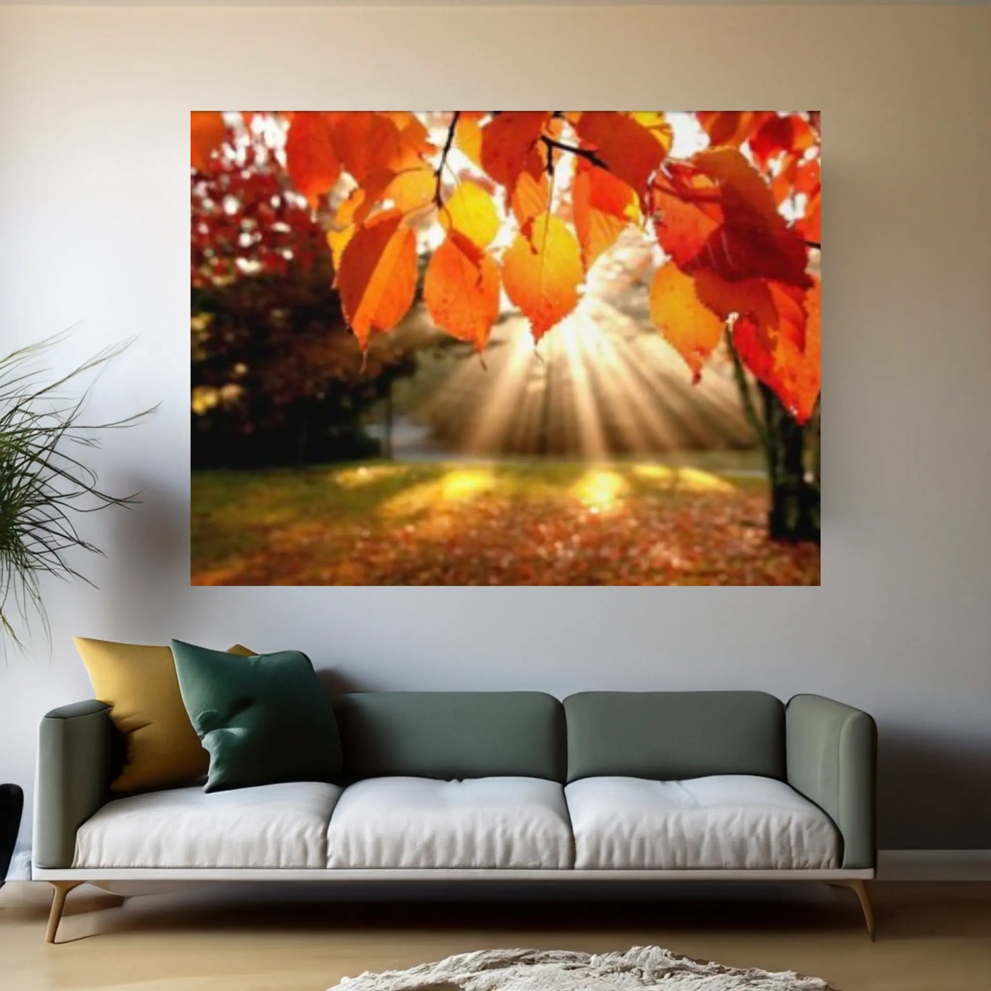 Autumn Leaves Canvas Wall Art Printing Wall Art print Canvas Wall Art Poster - Y Canvas