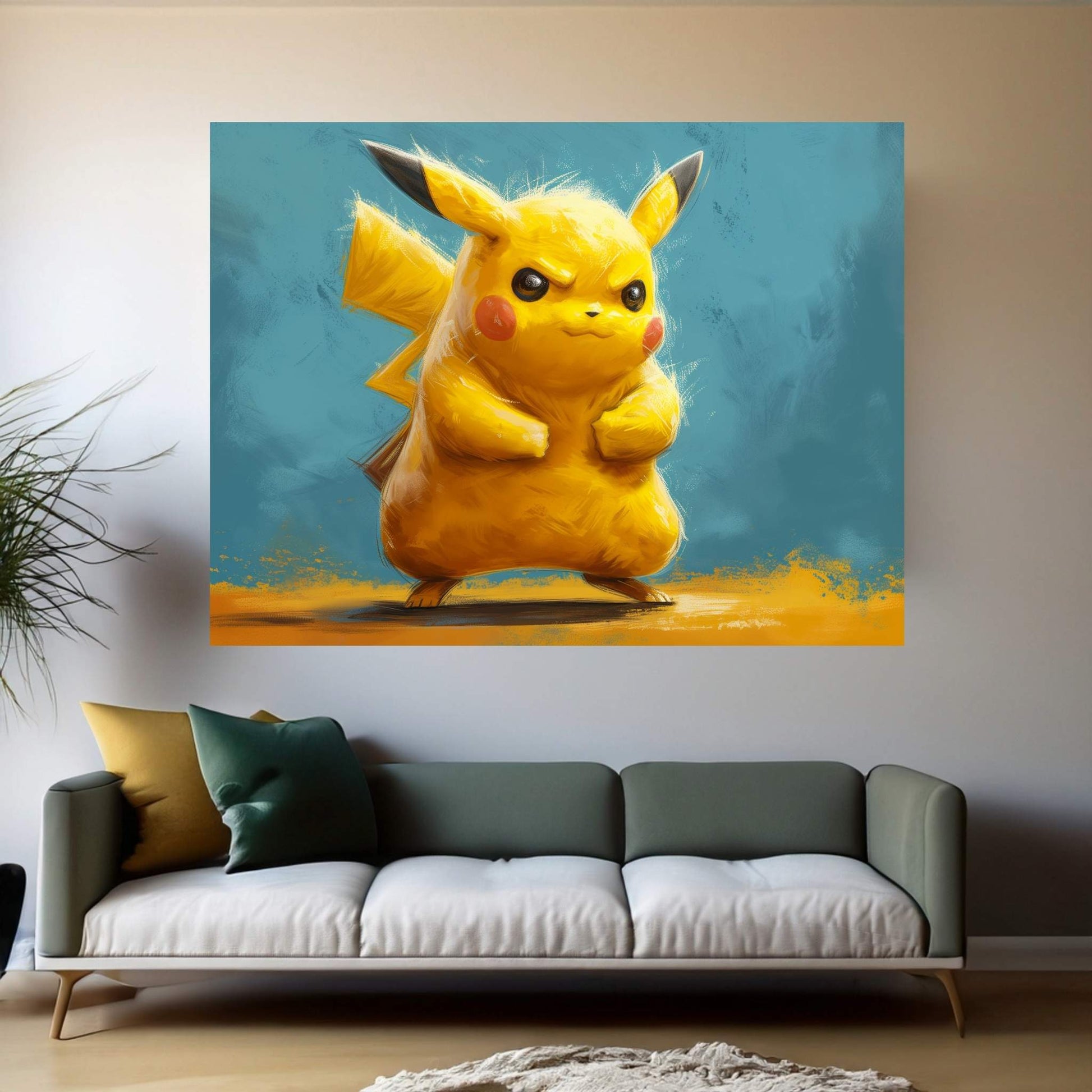 Pokémon - Pikachu Canvas Wall Art - Y Canvas