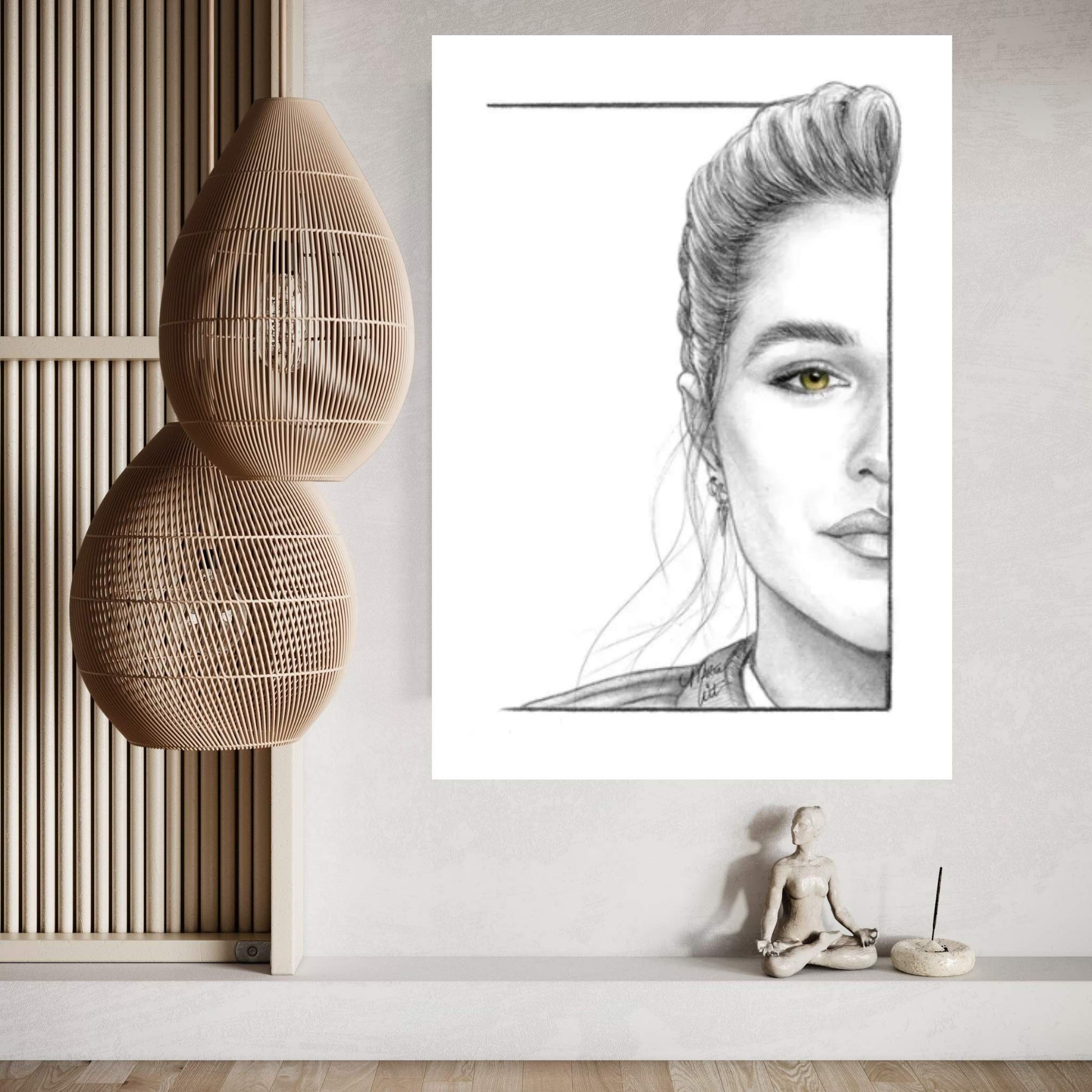 Yelena Canvas Wall Art - Y Canvas