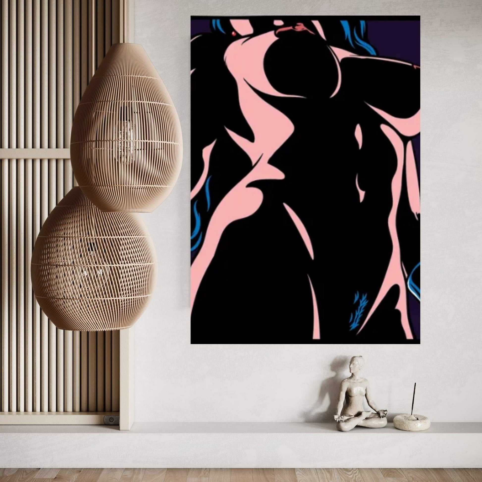 Bodies In The Dark II Canvas Wall Art - Y Canvas