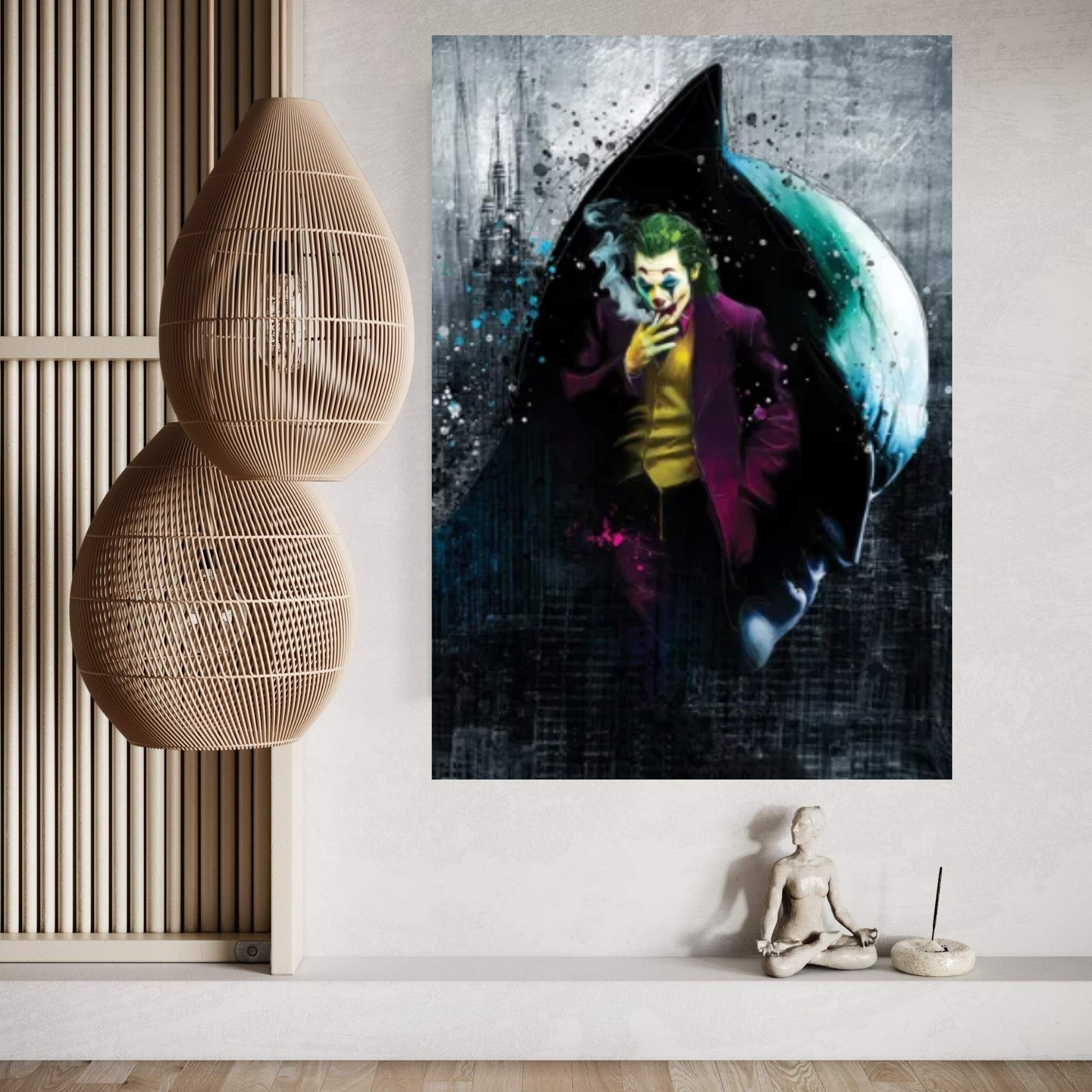 The Batman And The Joker Canvas Wall Art - Y Canvas