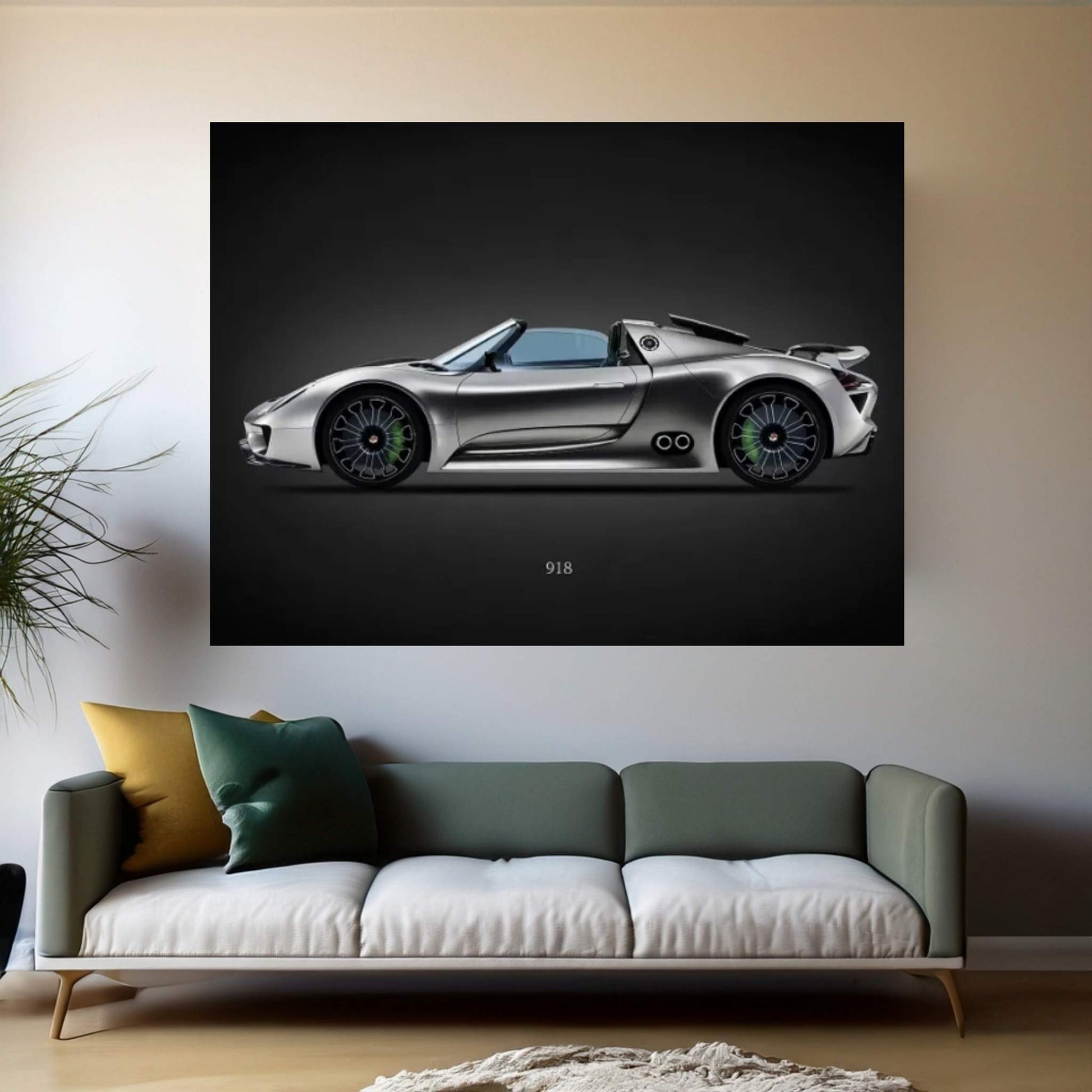 Porsche 918 Canvas Wall Art - Y Canvas