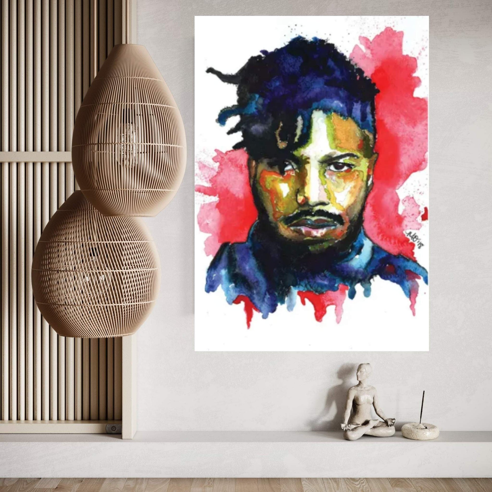 Killmonger Canvas Wall Art - Y Canvas