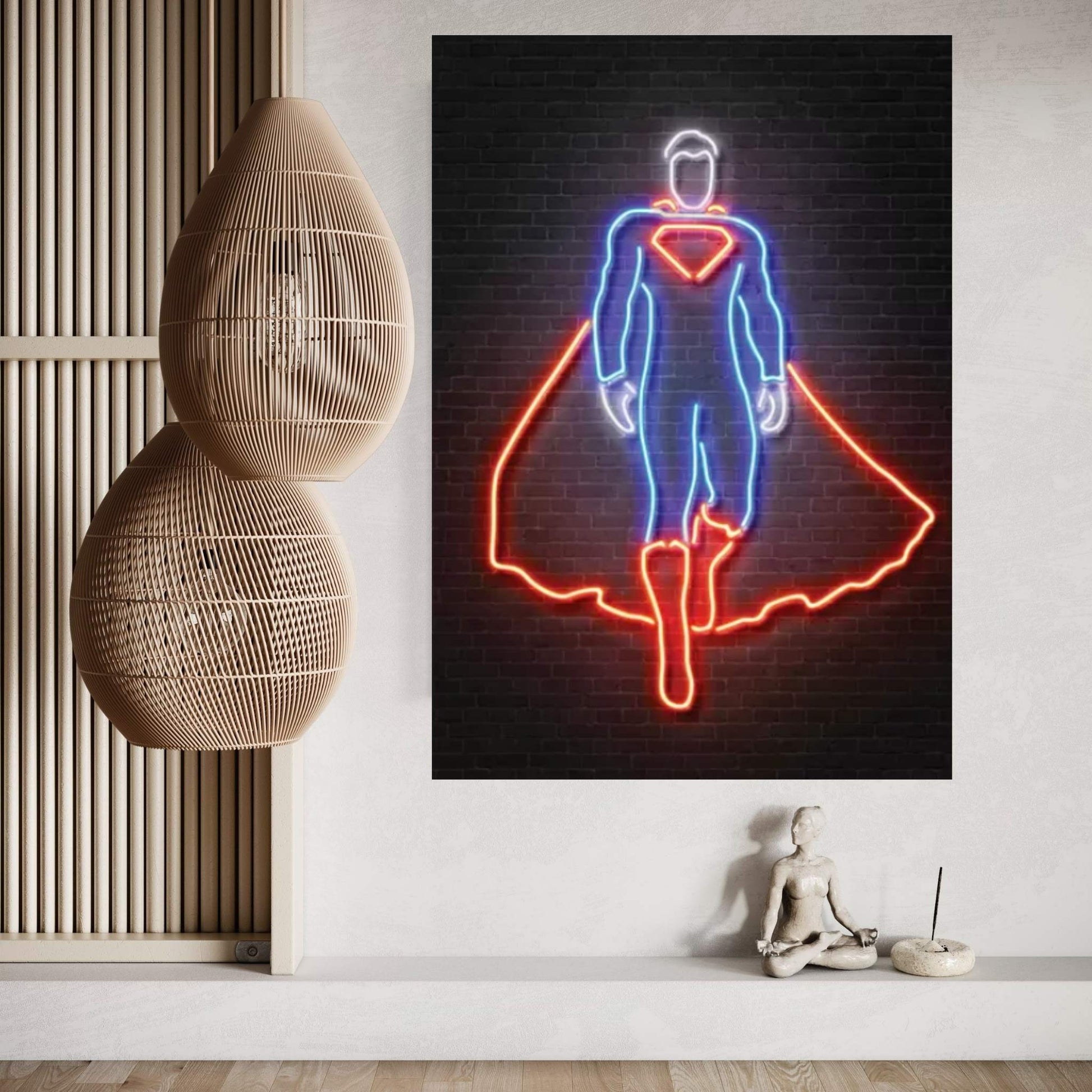 Superman Canvas Wall Art - Y Canvas