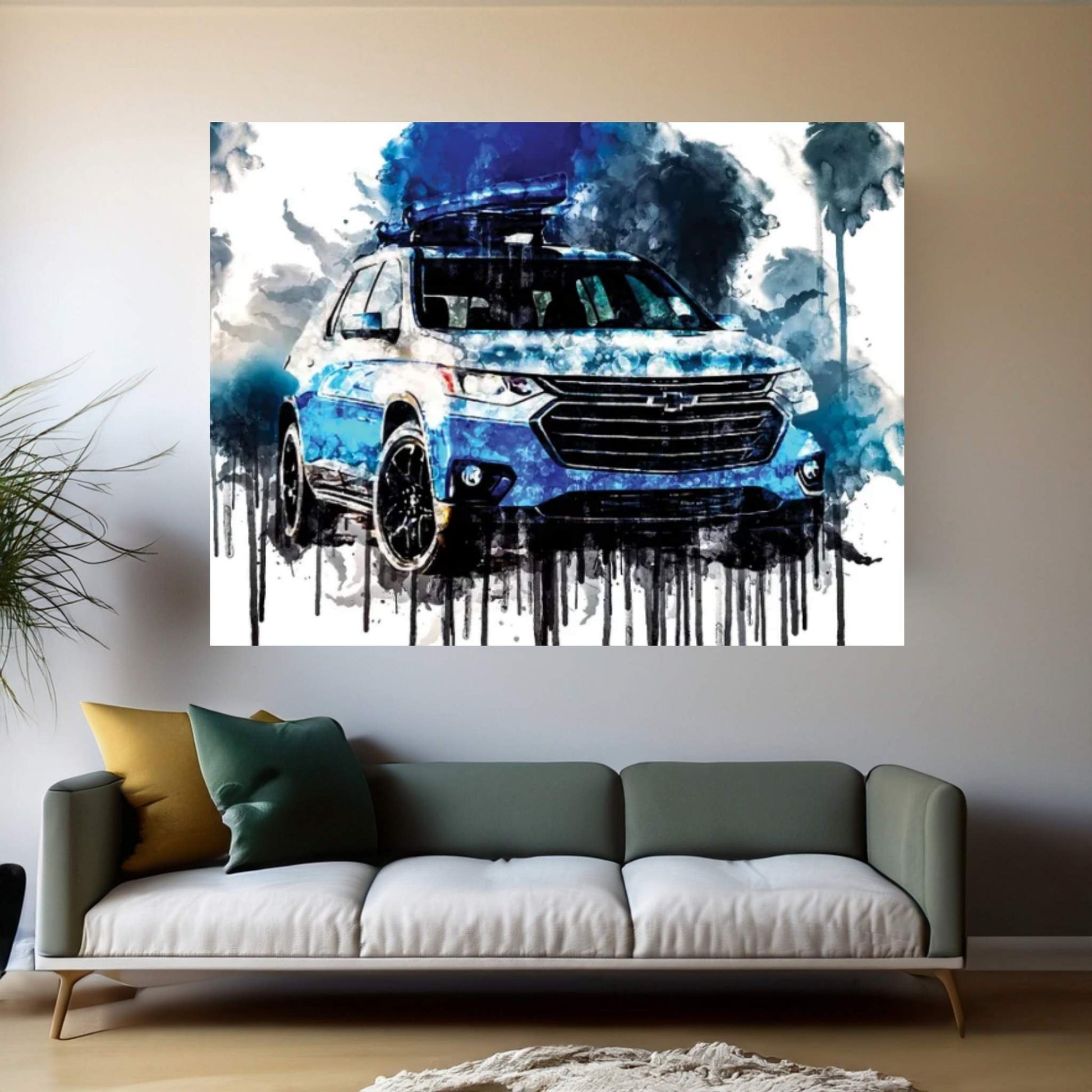 2017 Chevrolet Traverse SUP Concept Canvas Wall Art - Y Canvas