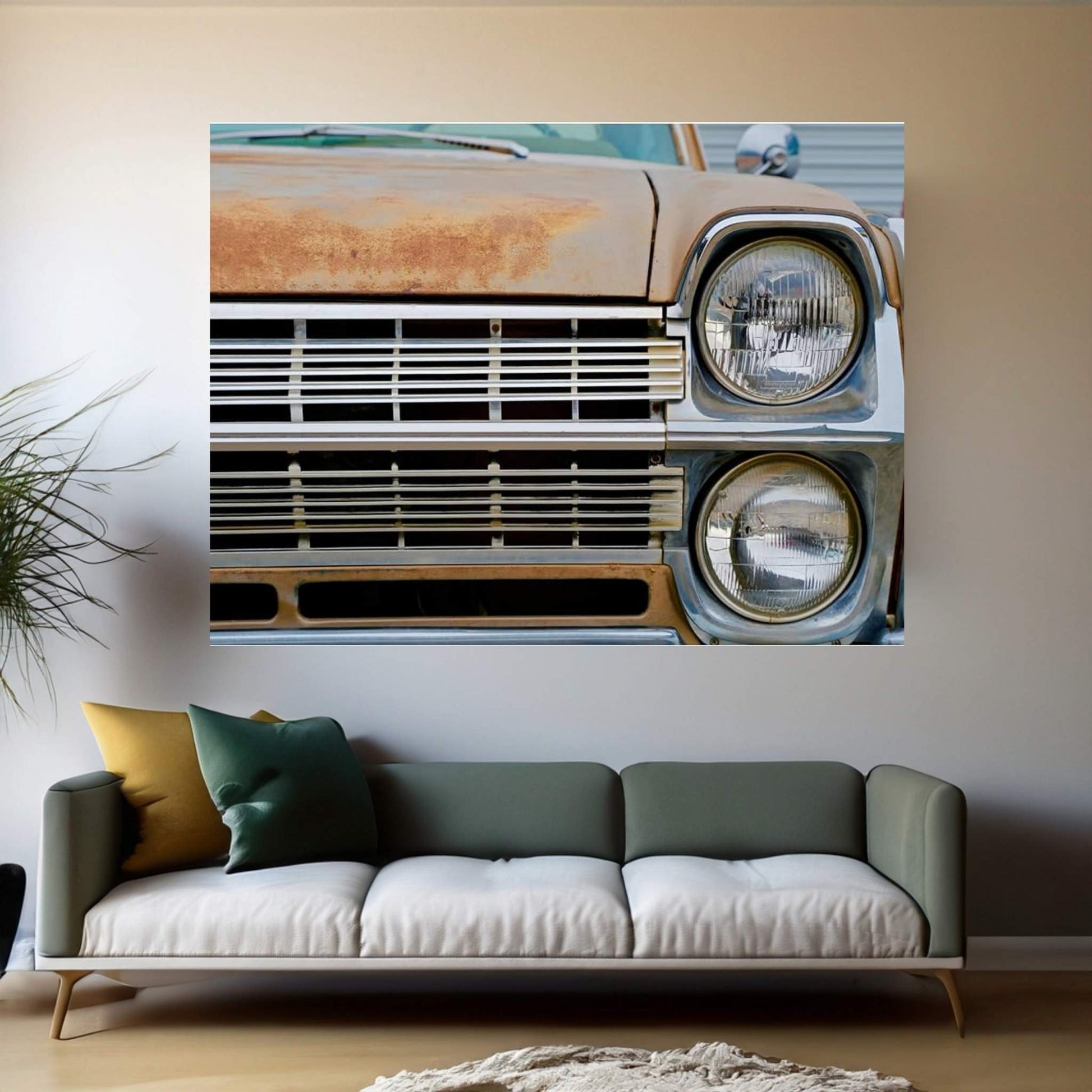 Ambassador Front Grill Canvas Wall Art - Y Canvas