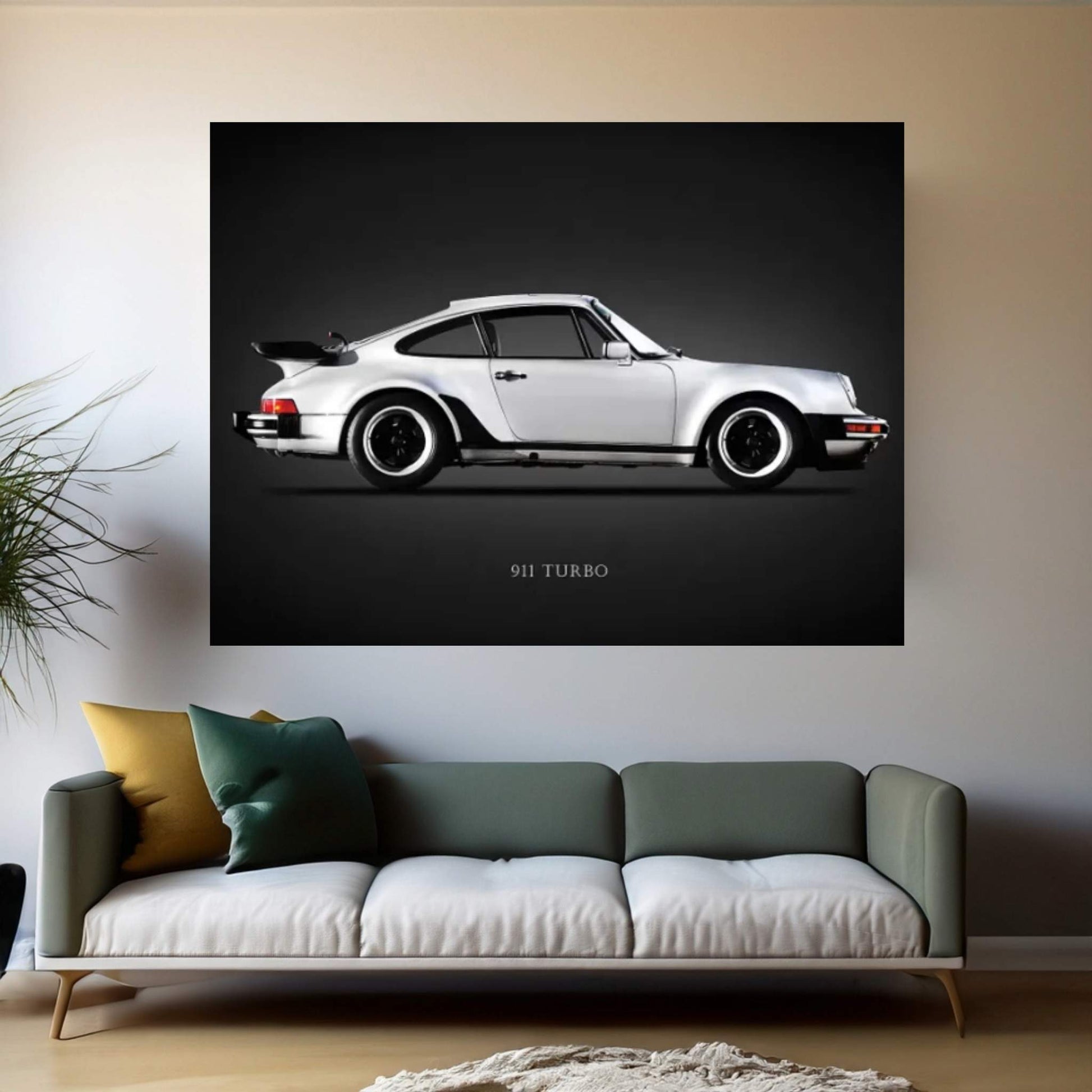 Porsche 930 911 Turbo 1984 Canvas Wall Art - Y Canvas