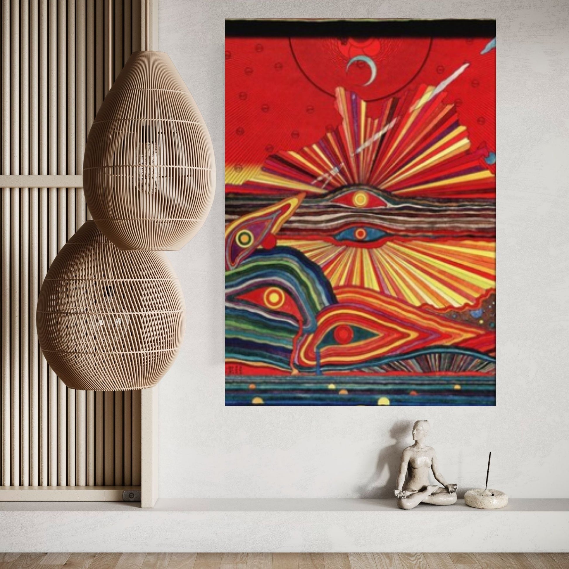 Modern Japanese Modern Art Canvas Wall Art Poster Print - Painting Reproduction Print - Y Canvas