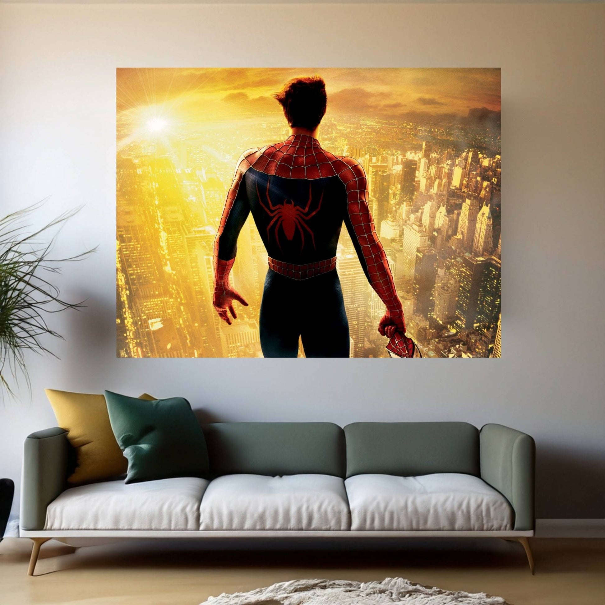 Spiderman Canvas Wall Art - Y Canvas