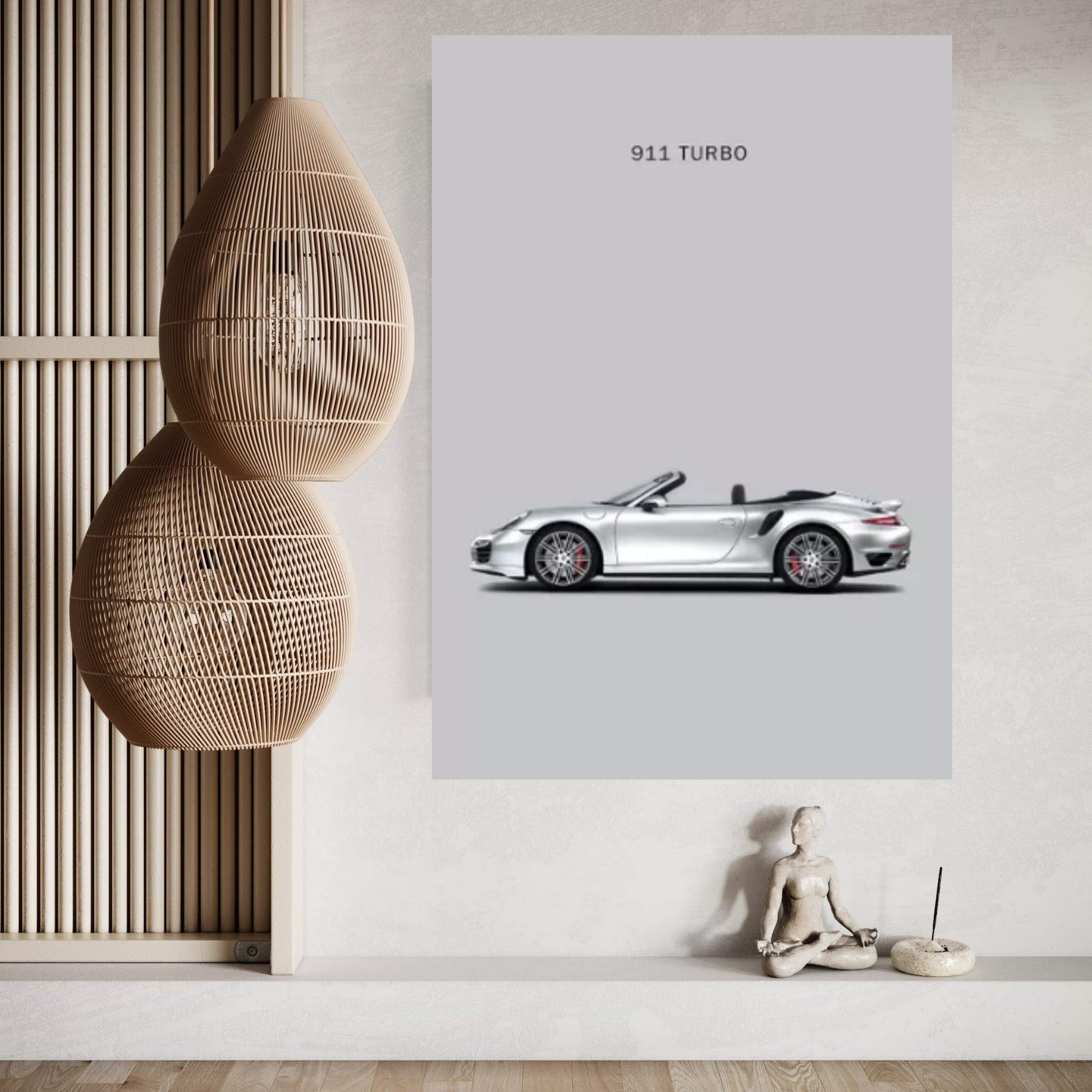 Porsche 911 Turbo Cabriolet Canvas Wall Art - Y Canvas